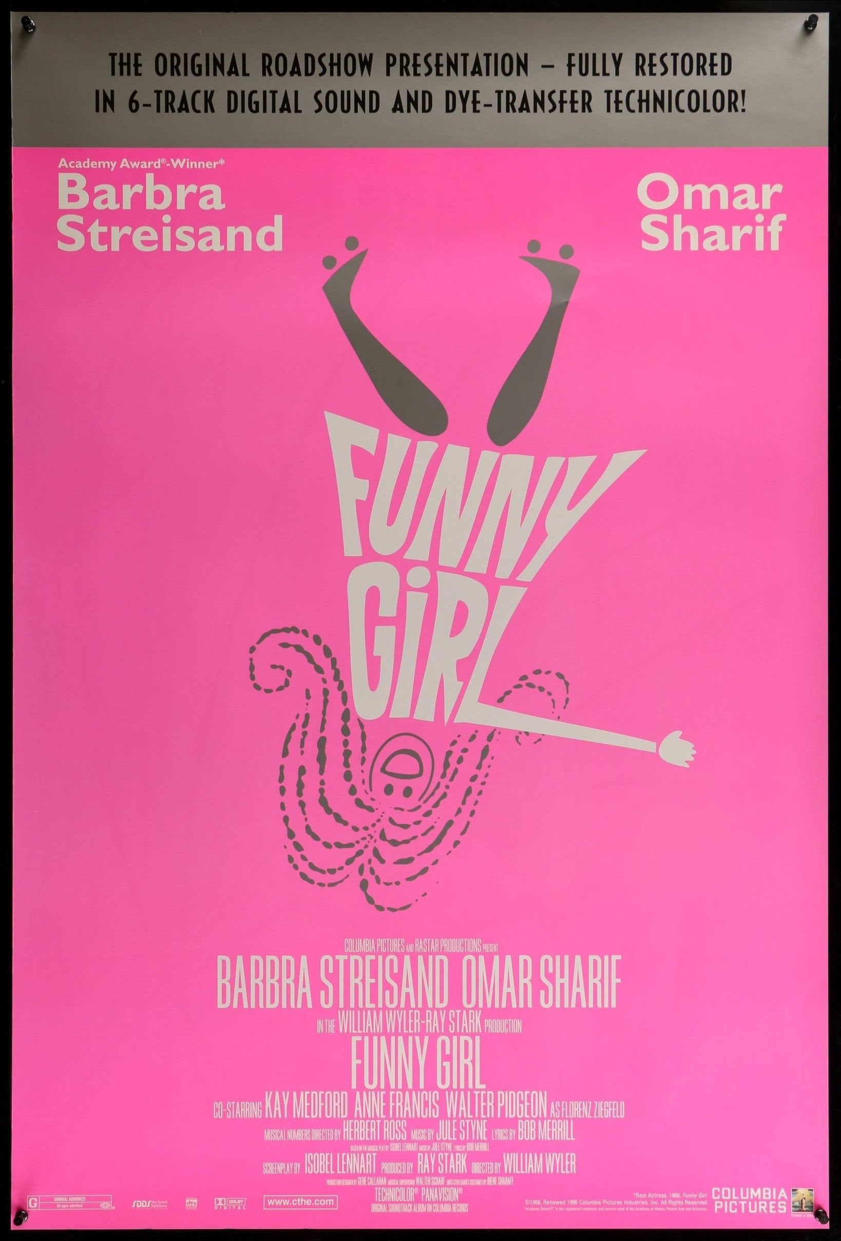 Funny Girl (1968) original movie poster for sale at Originalfilmart