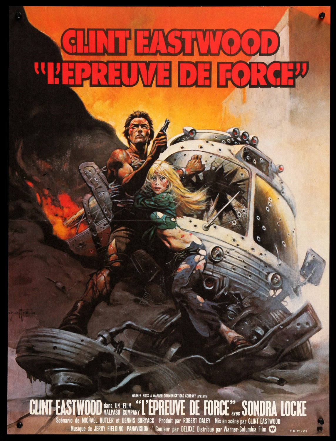 Gauntlet (1977) original movie poster for sale at Originalfilmart