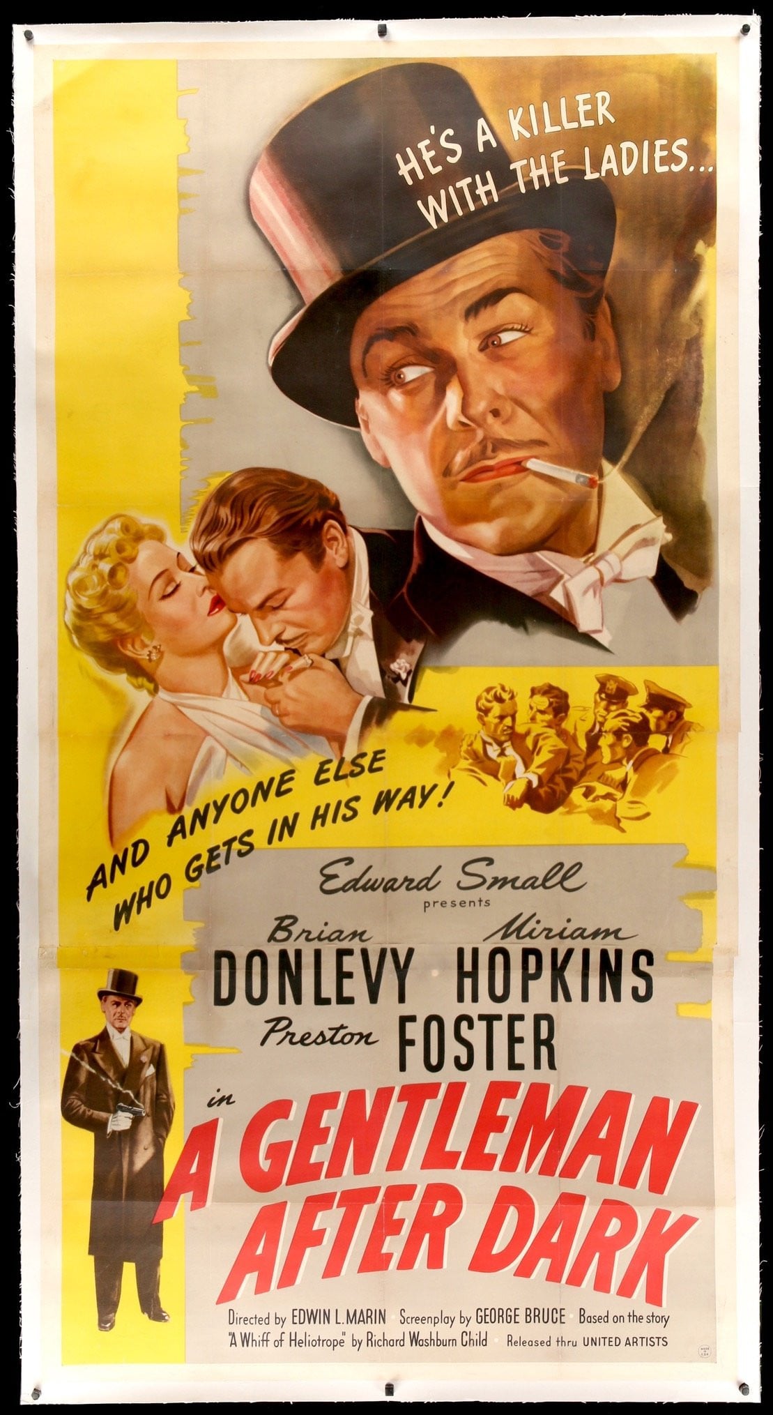 Gentleman After Dark (1942) original movie poster for sale at Originalfilmart