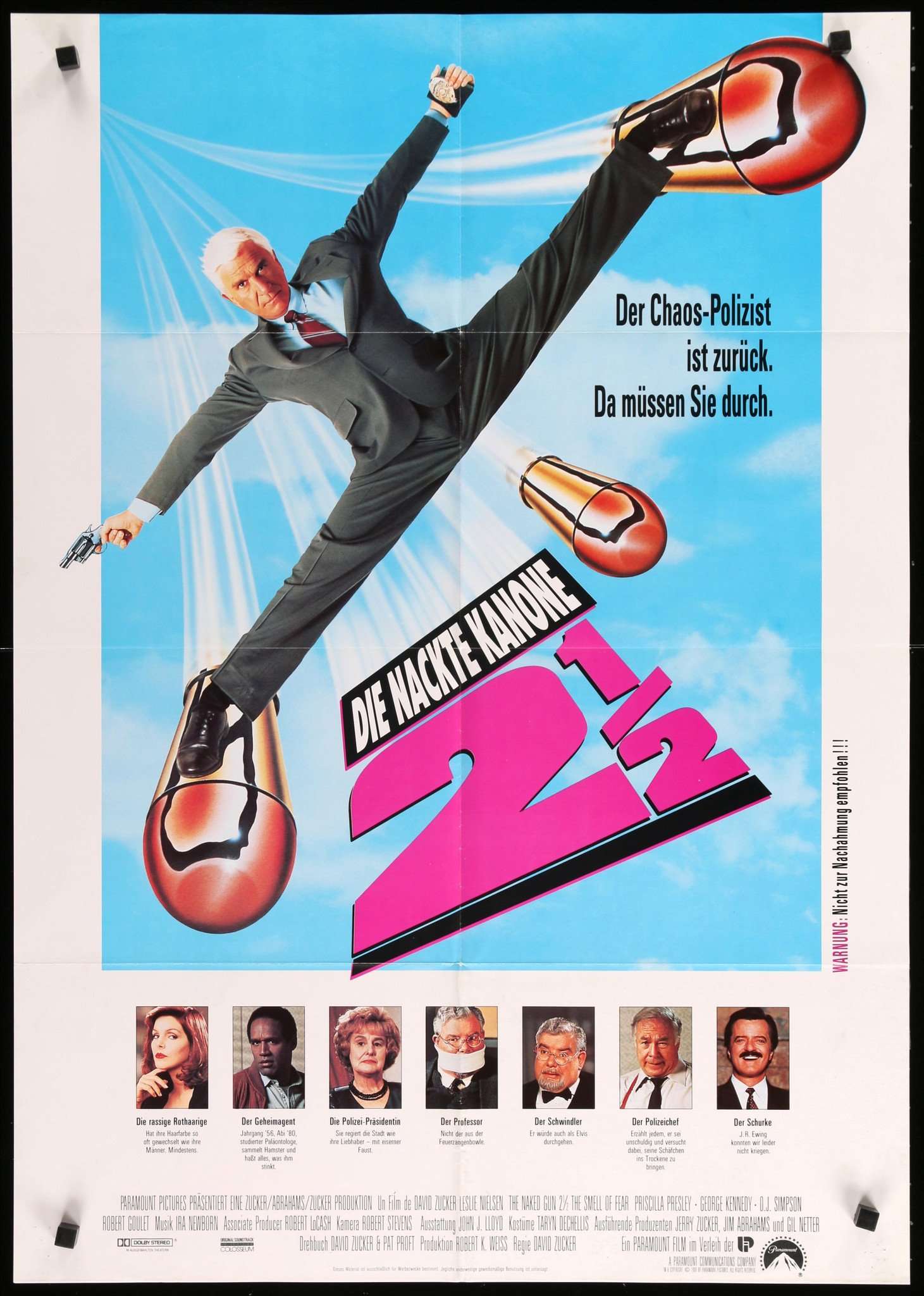 Naked Gun 2 1/2: The Smell of Fear (1991) original movie poster for sale at Originalfilmart