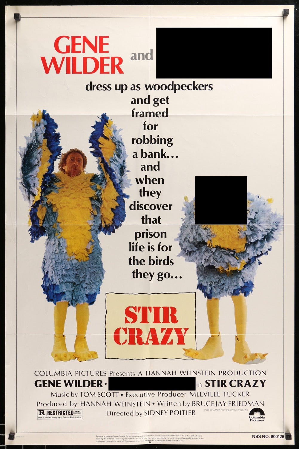 Stir Crazy (1980) original movie poster for sale at Originalfilmart