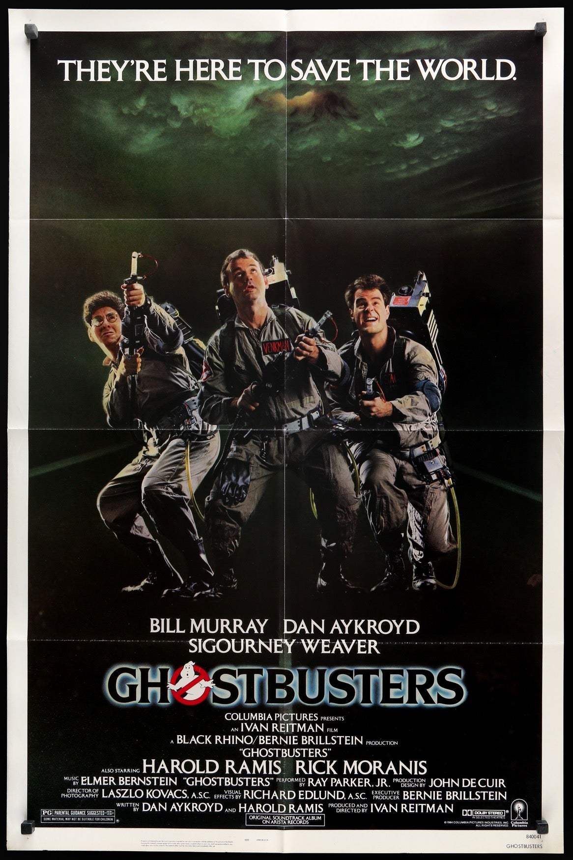 Ghostbusters (1984) original movie poster for sale at Originalfilmart