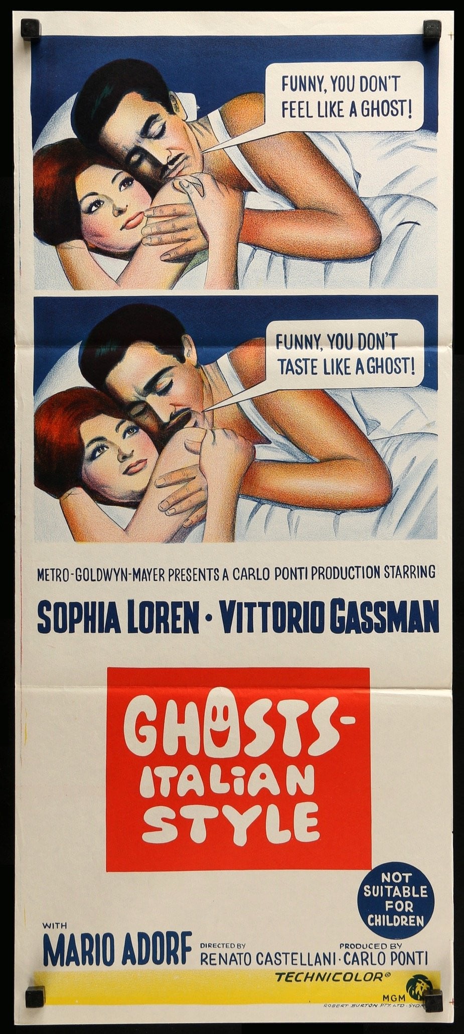 Ghosts - Italian Style (1967) original movie poster for sale at Originalfilmart