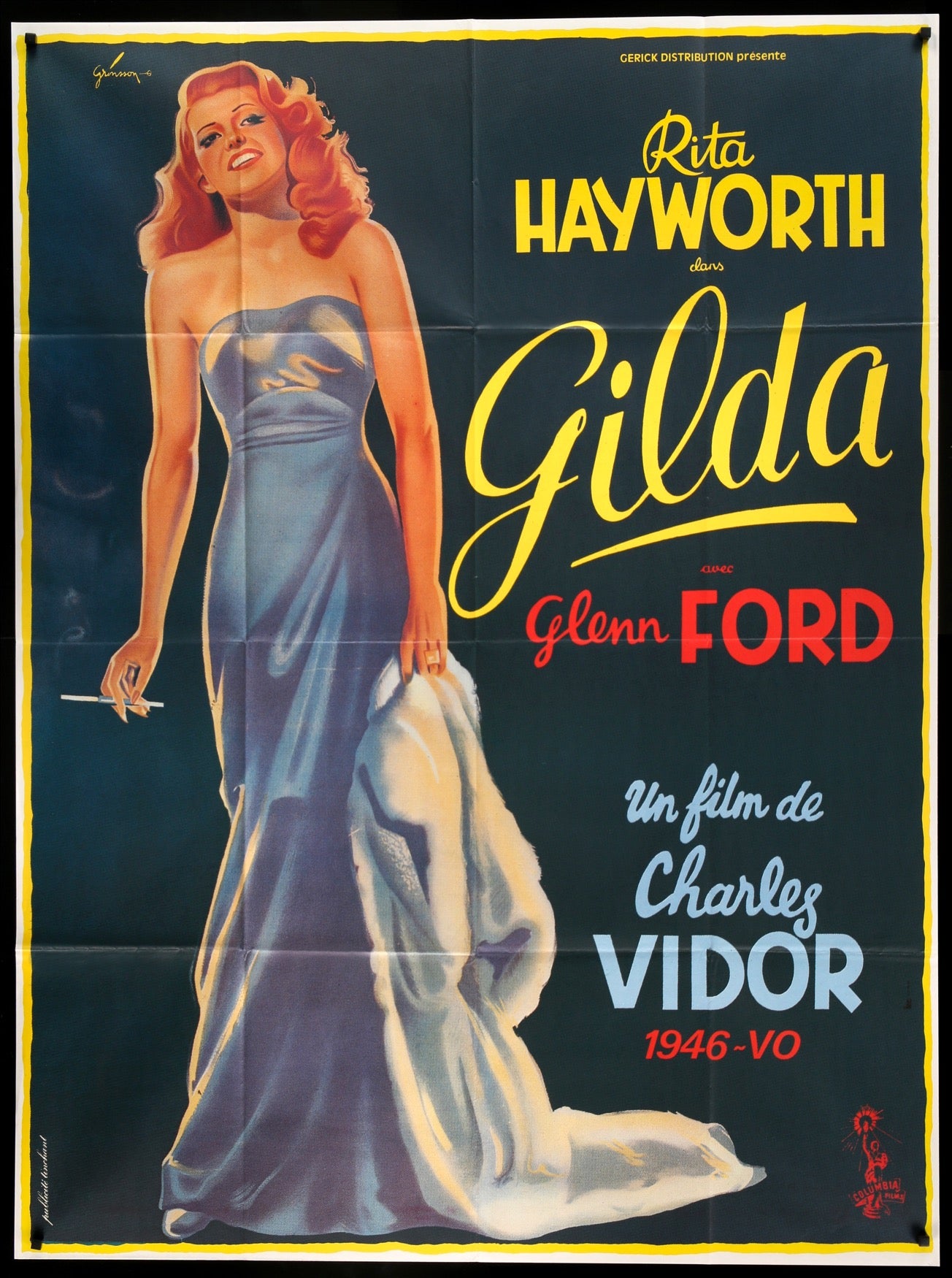 Gilda (1946) original movie poster for sale at Originalfilmart
