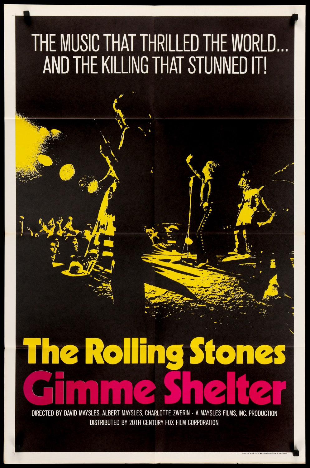 Gimme Shelter (1970) original movie poster for sale at Originalfilmart