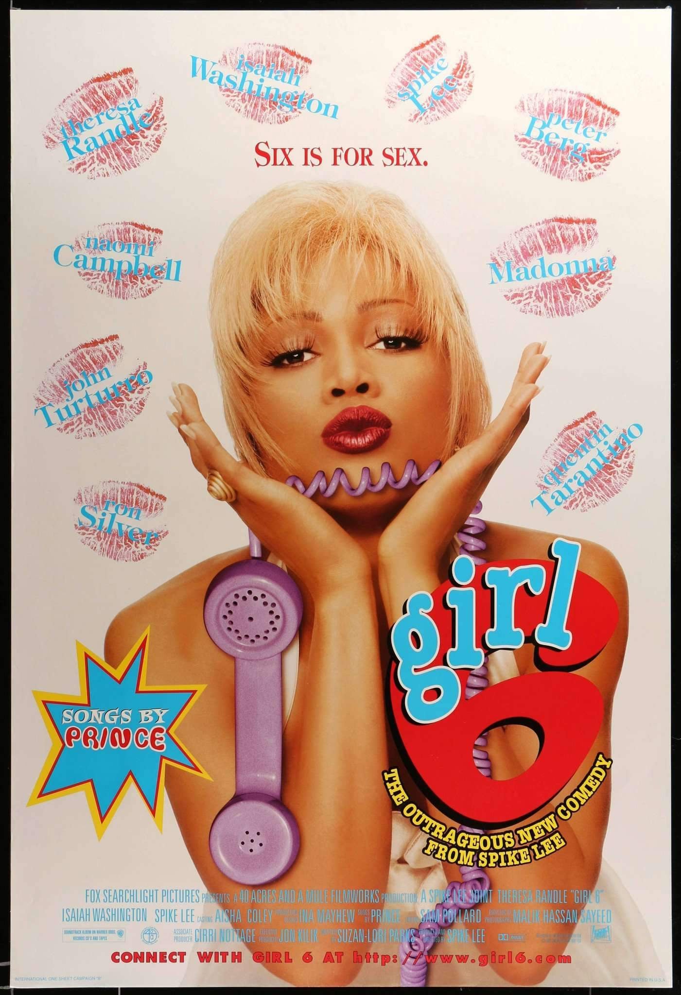 Girl 6 (1996) original movie poster for sale at Originalfilmart