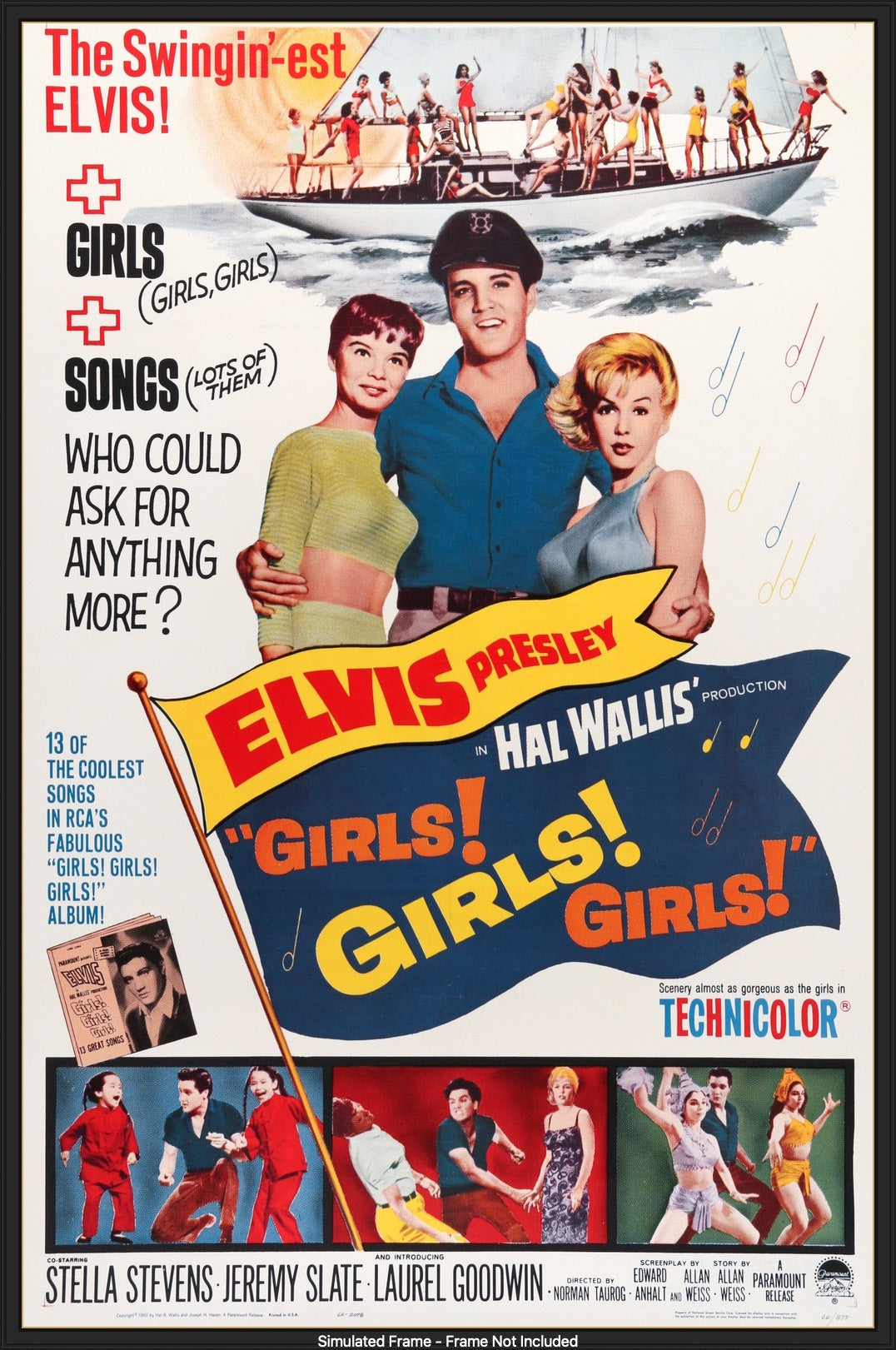 Girls! Girls! Girls! (1962) original movie poster for sale at Originalfilmart