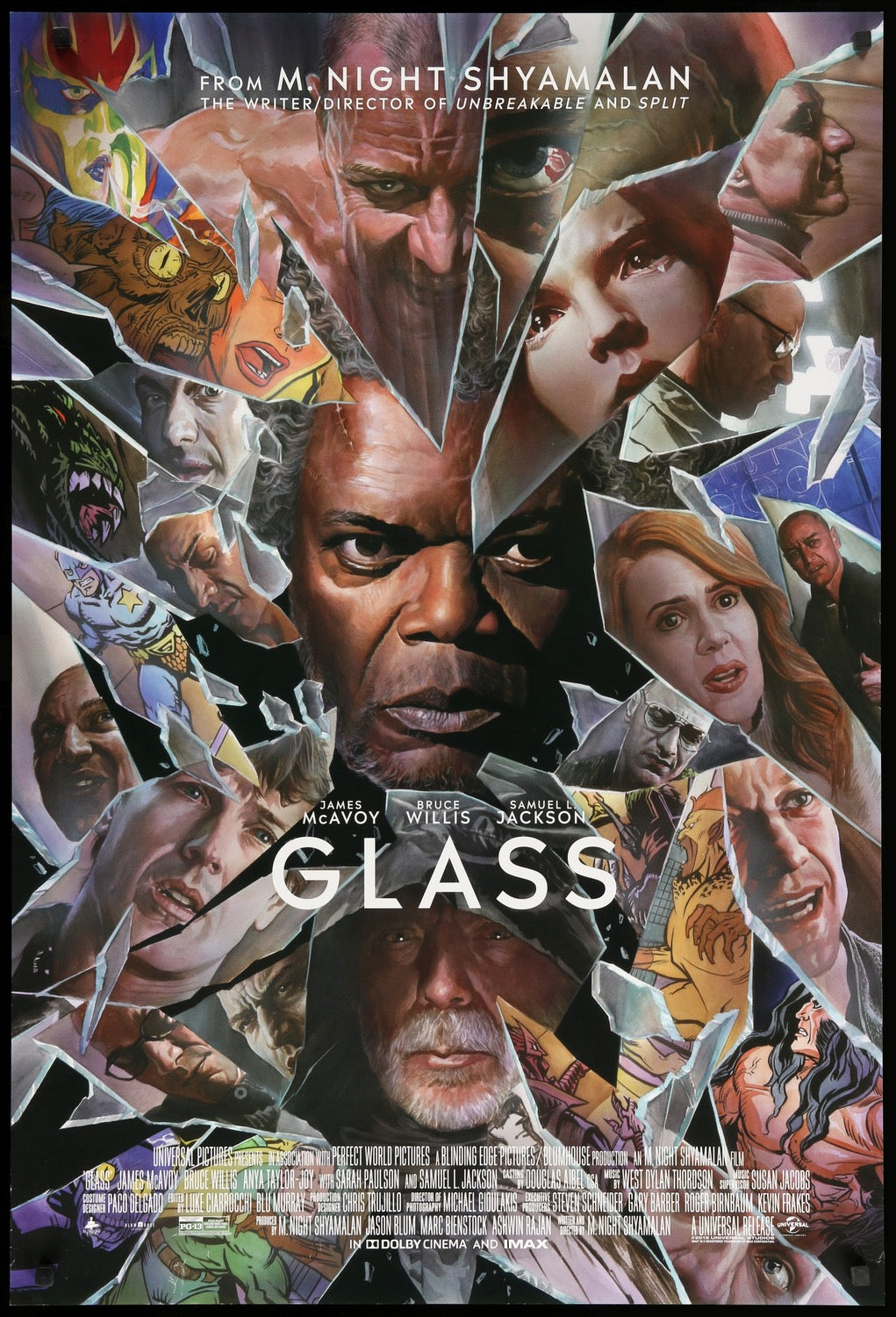 Glass (2019) original movie poster for sale at Originalfilmart