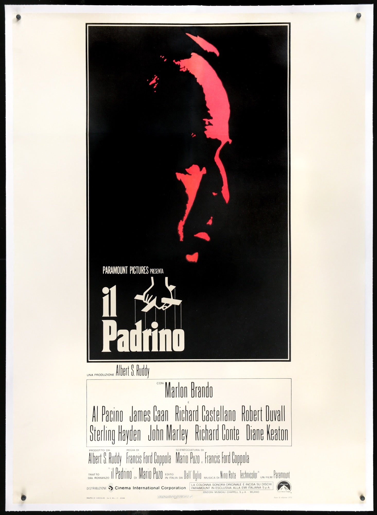 Godfather (1972) original movie poster for sale at Originalfilmart