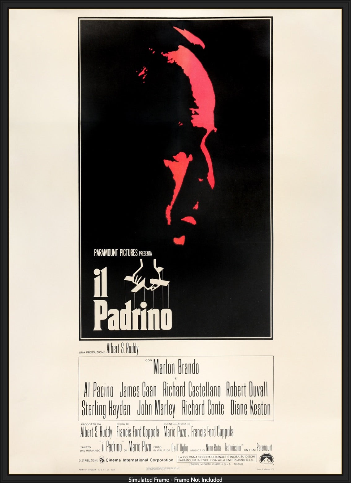 Godfather (1972) original movie poster for sale at Originalfilmart
