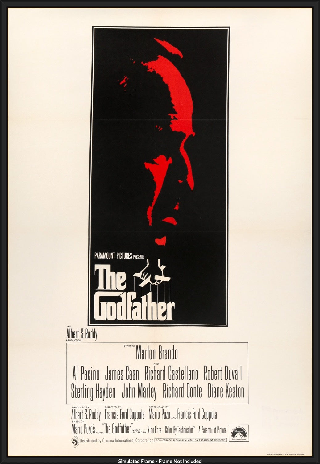 Godfather (1972) original movie poster for sale at Originalfilmart