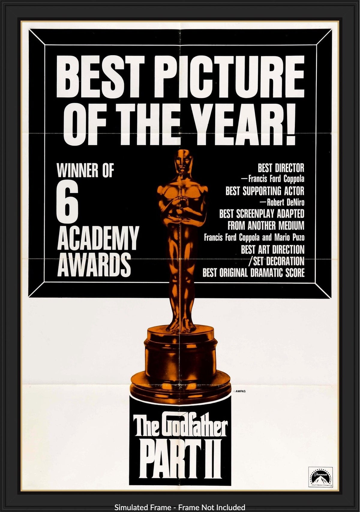 Godfather Part II (1974) original movie poster for sale at Originalfilmart