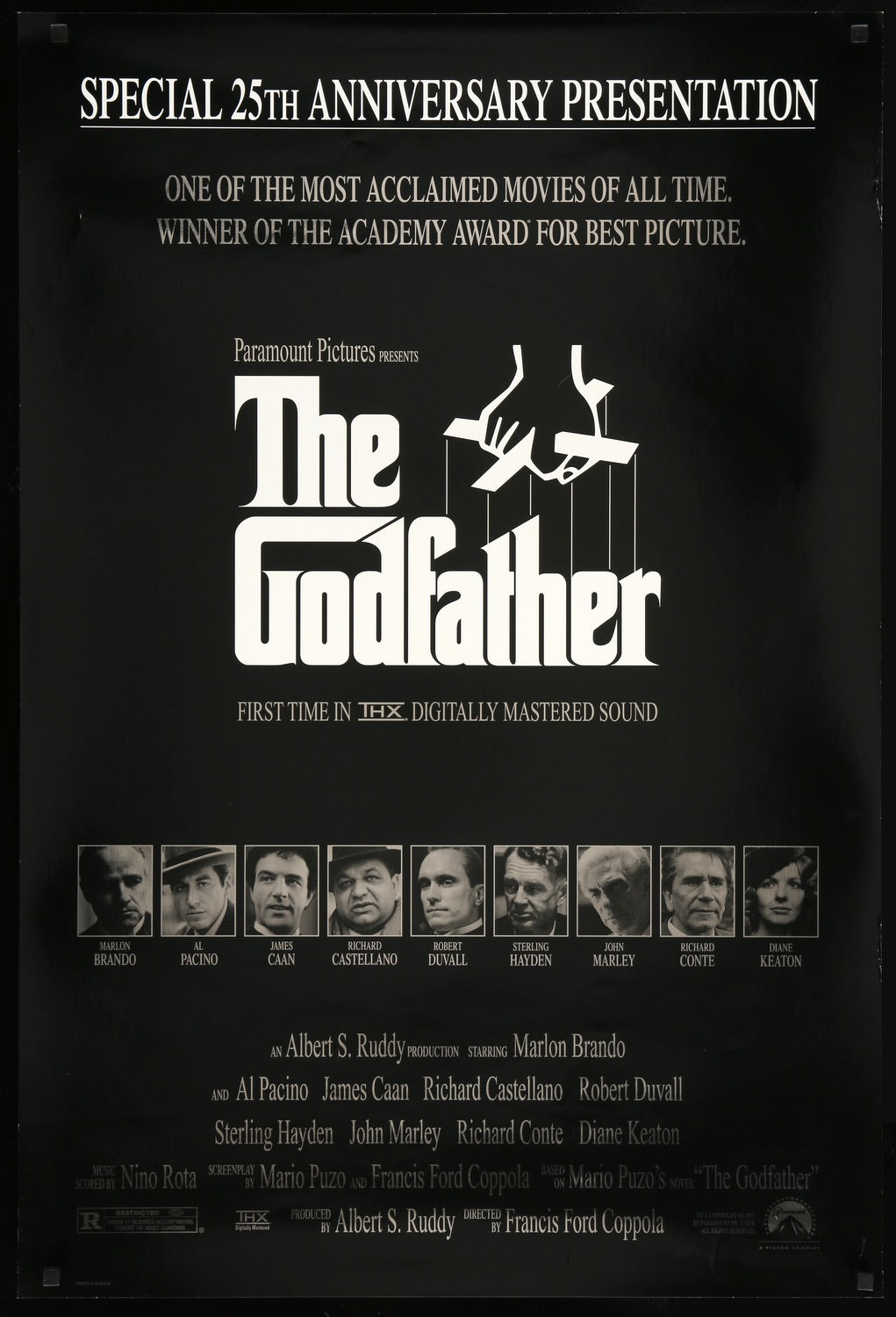 Godfather (1972) original movie poster for sale at Originalfilmart