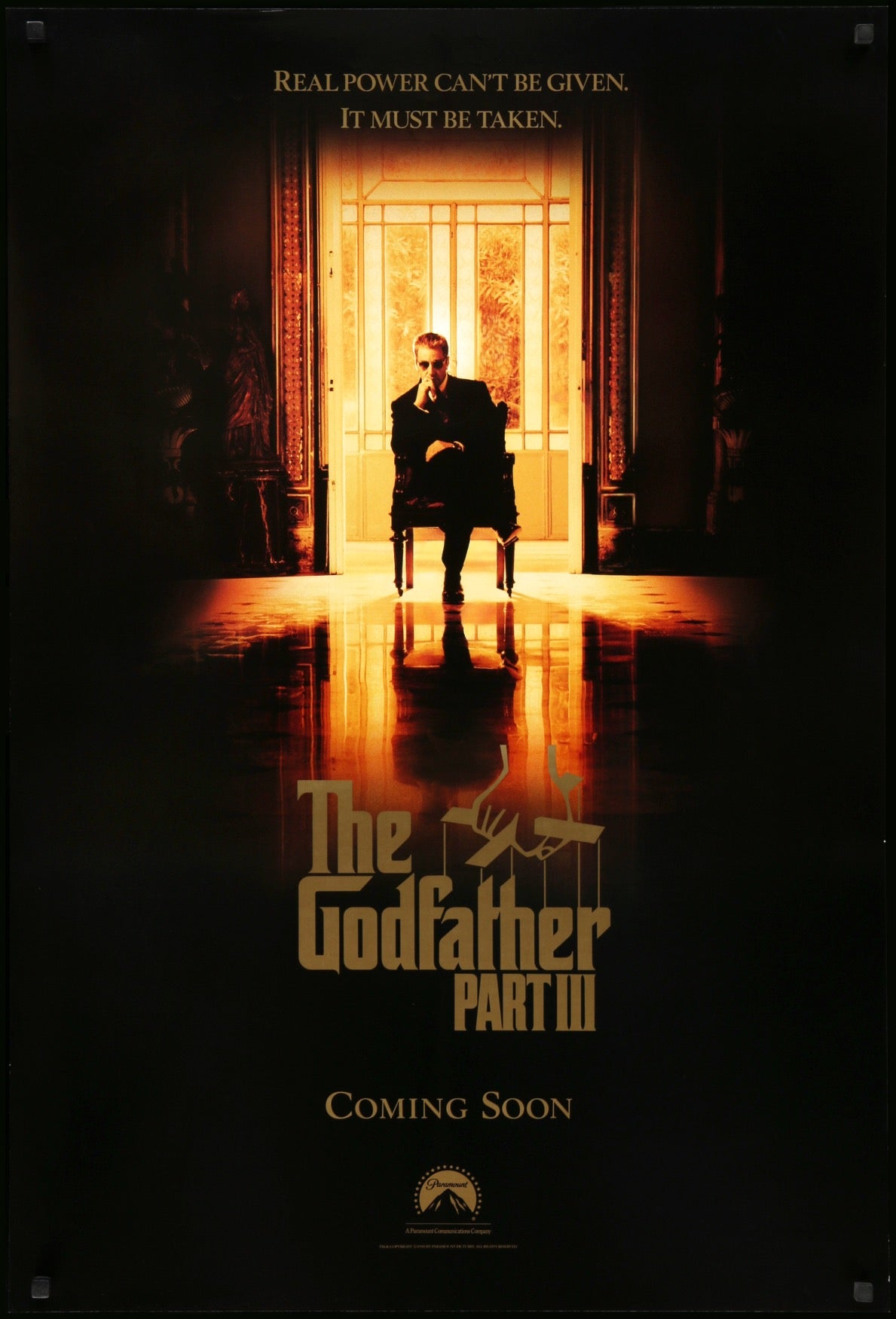 Godfather: Part III (1990) original movie poster for sale at Originalfilmart