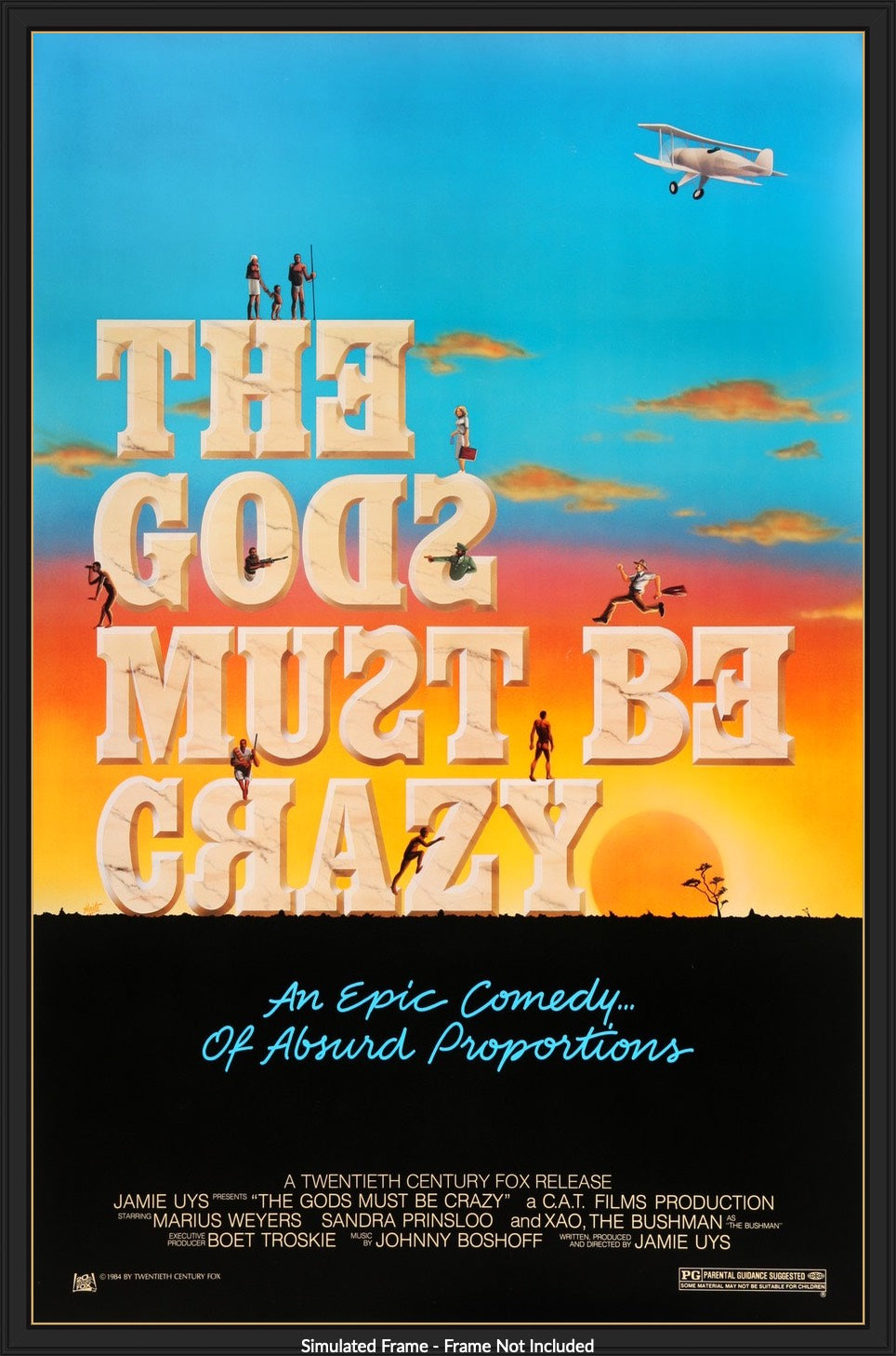 Gods Must Be Crazy (1980) original movie poster for sale at Originalfilmart