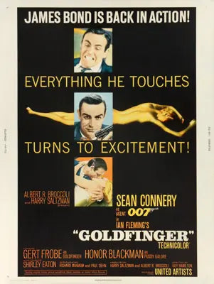 Goldfinger (1964) original movie poster for sale at Originalfilmart