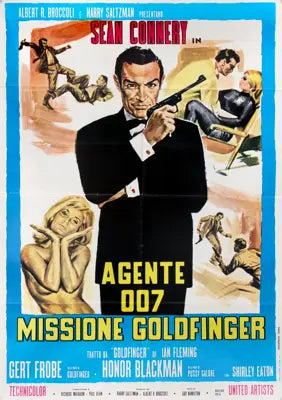 Goldfinger (1964) original movie poster for sale at Originalfilmart