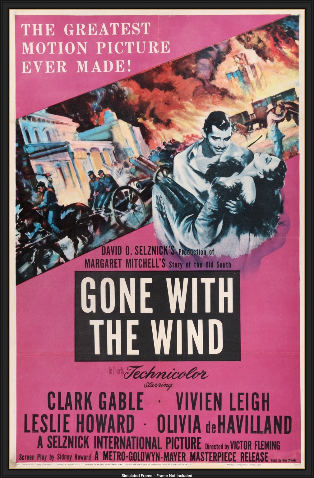 Gone with the Wind (1939) original movie poster for sale at Originalfilmart
