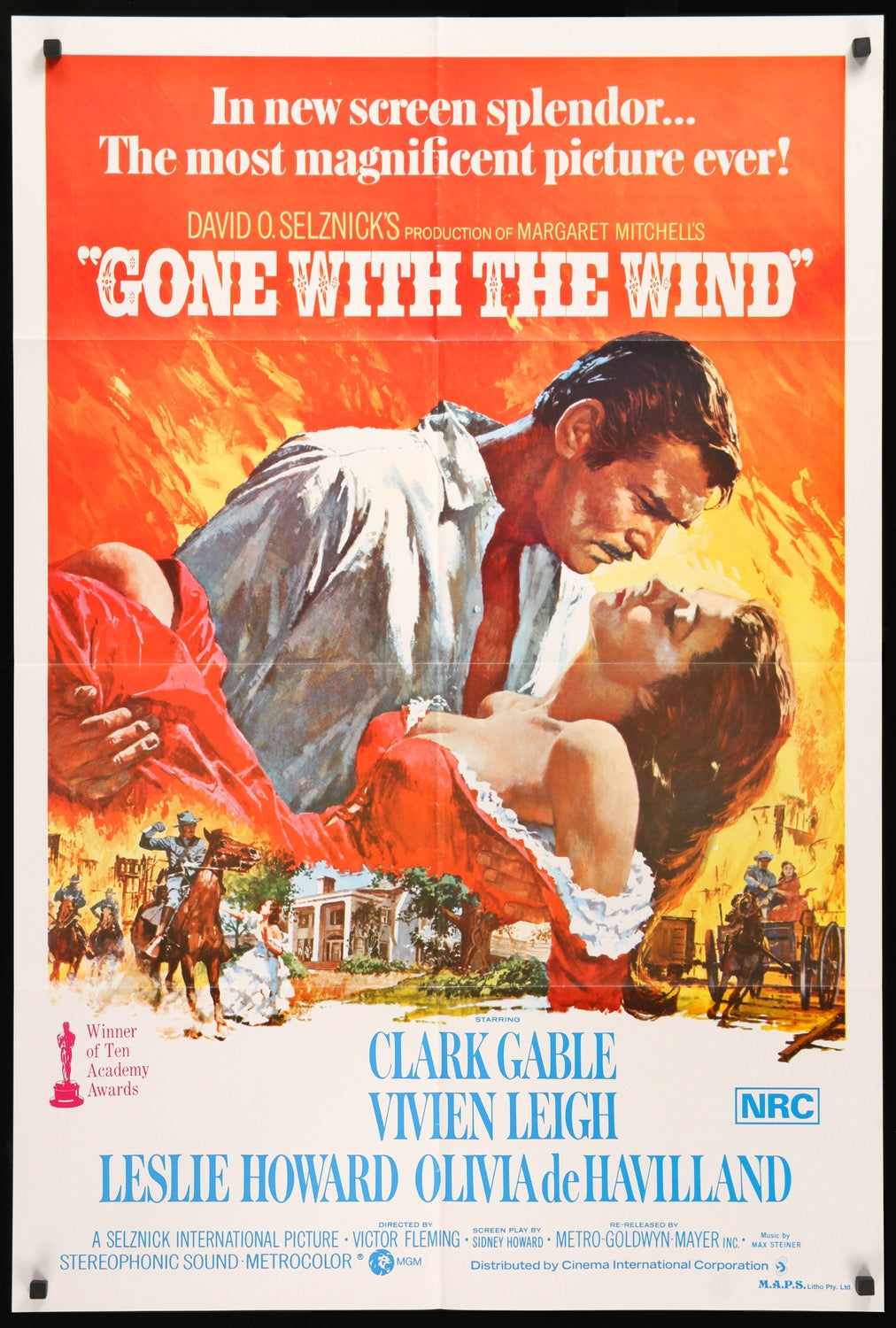 Gone with the Wind (1939) original movie poster for sale at Originalfilmart
