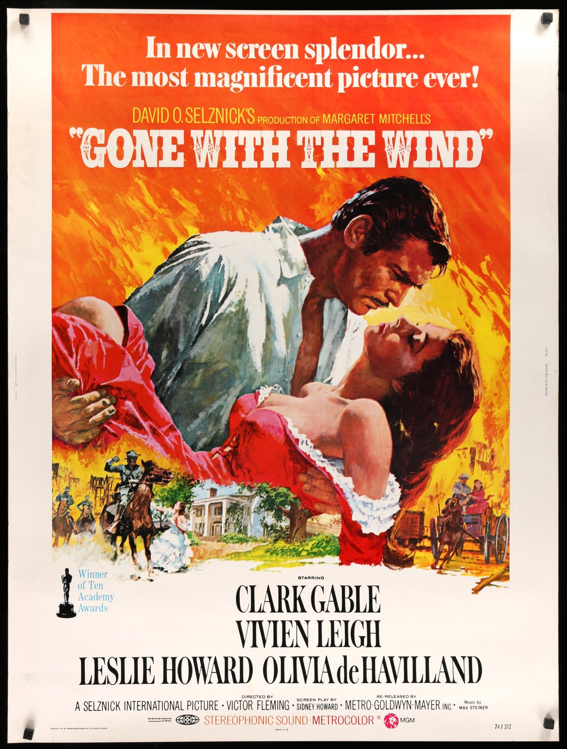 Gone with the Wind (1939) original movie poster for sale at Originalfilmart