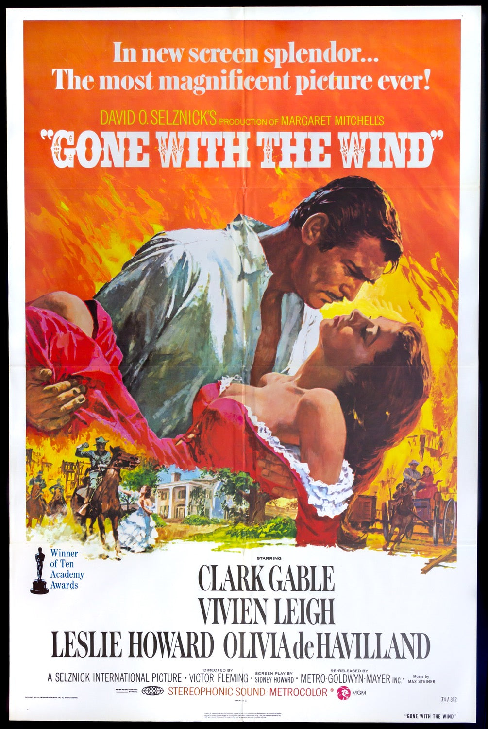 Gone with the Wind (1939) original movie poster for sale at Originalfilmart