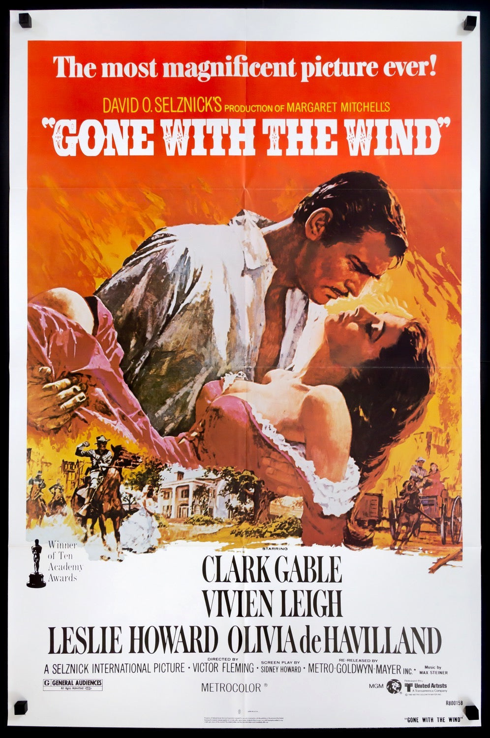 Gone with the Wind (1939) original movie poster for sale at Originalfilmart