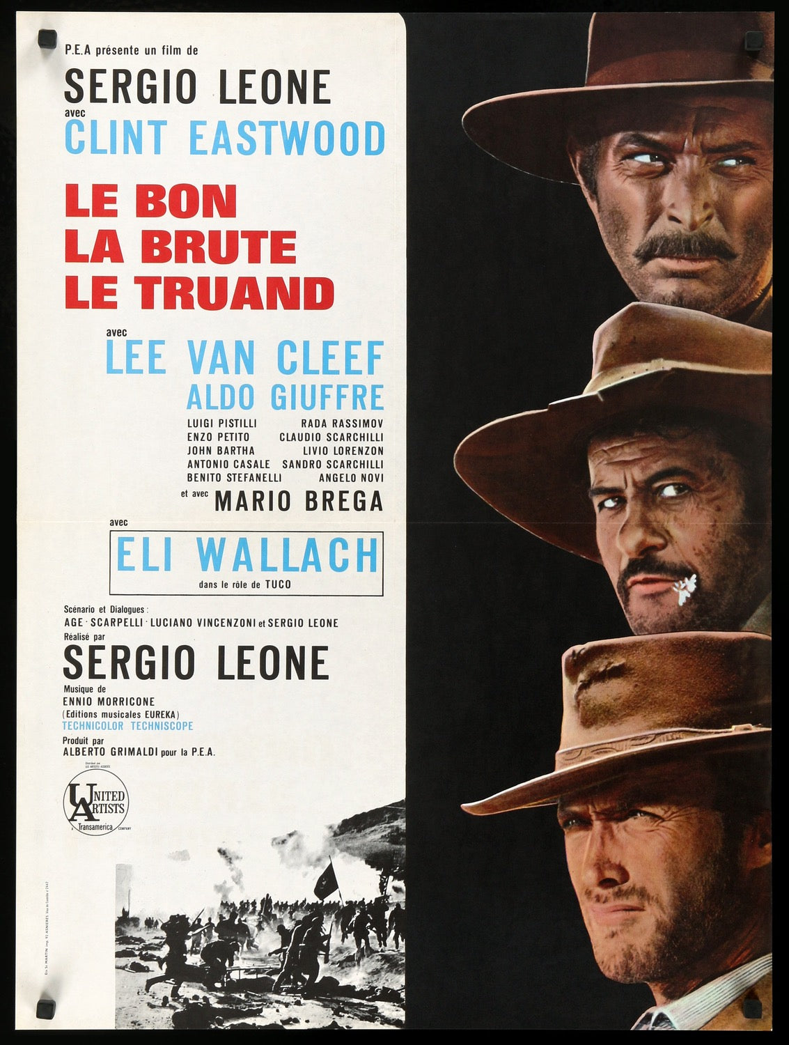 Good, the Bad and the Ugly (1966) original movie poster for sale at Originalfilmart