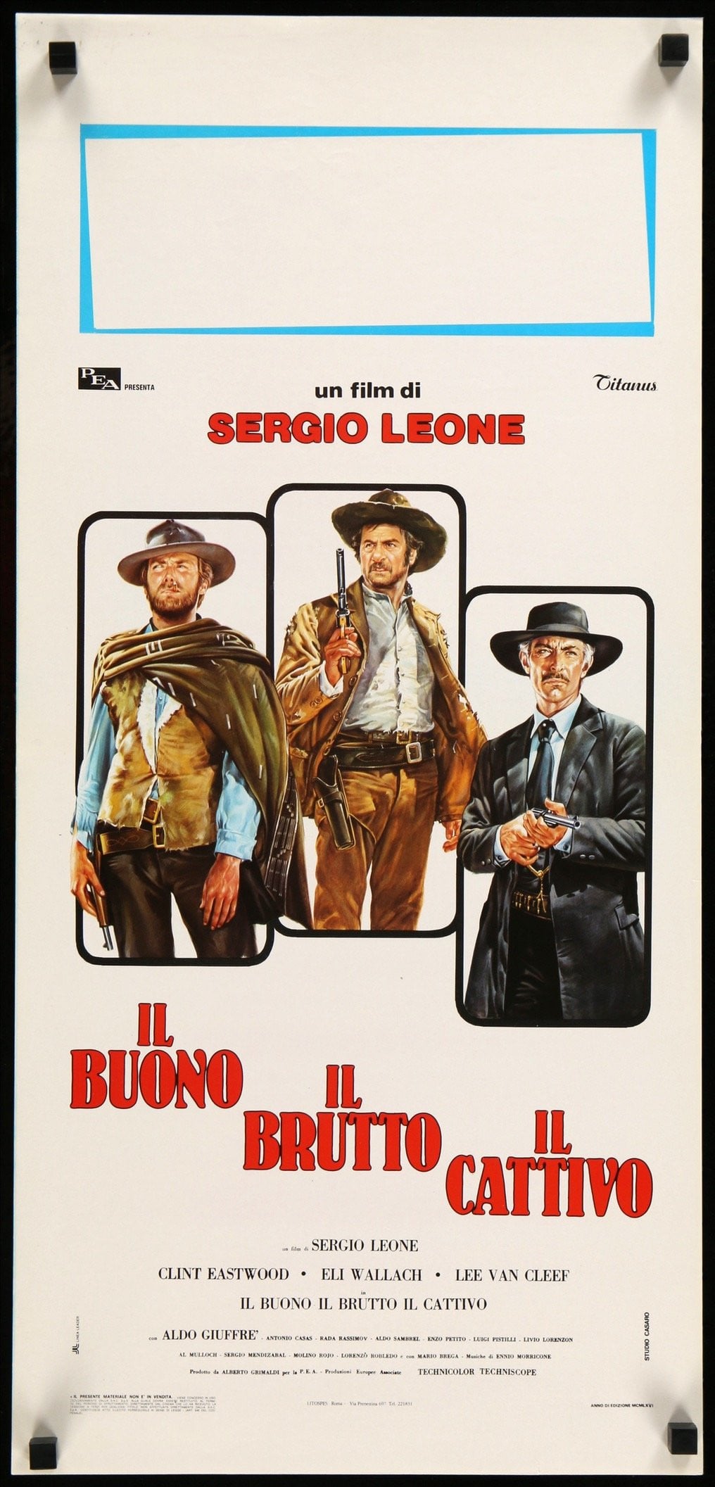 Good, the Bad and the Ugly (1966) original movie poster for sale at Originalfilmart