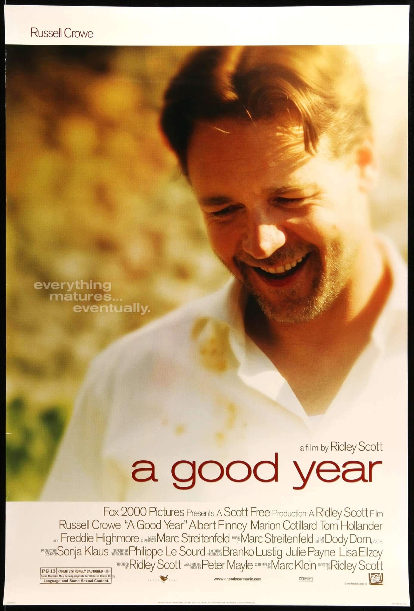 A Good Year (2006) original movie poster for sale at Originalfilmart