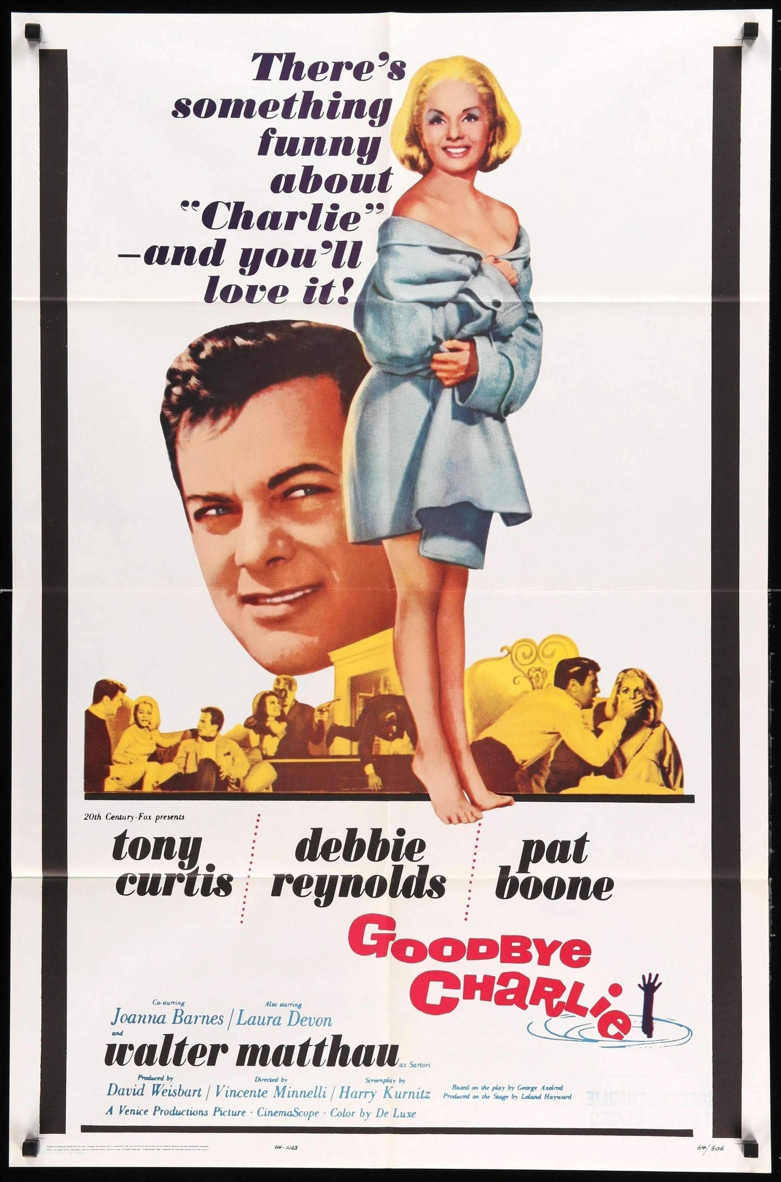 Goodbye Charlie (1964) original movie poster for sale at Originalfilmart
