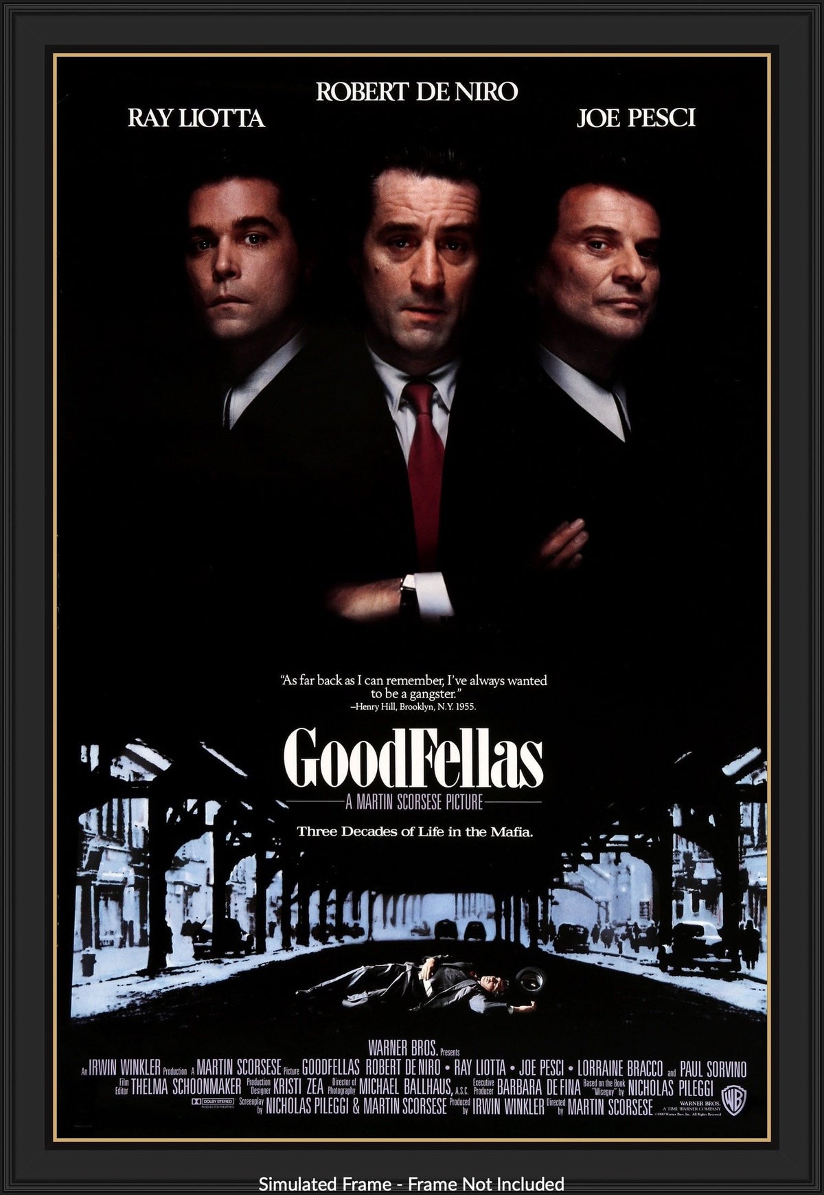 Goodfellas (1990) original movie poster for sale at Originalfilmart