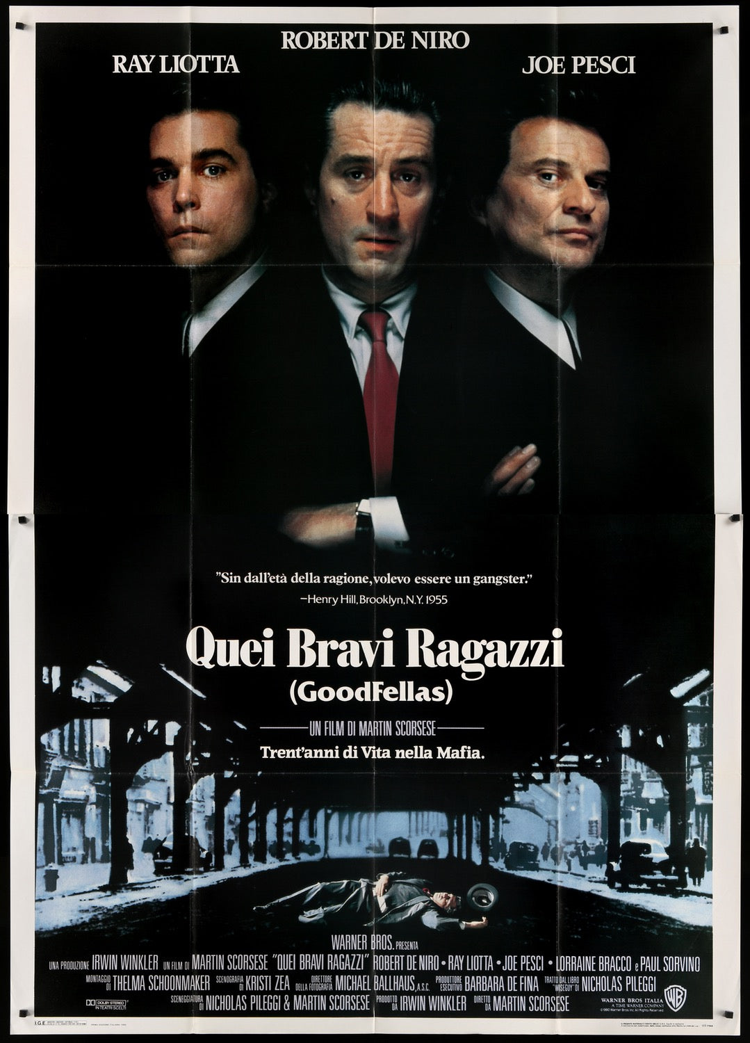 Goodfellas (1990) original movie poster for sale at Originalfilmart