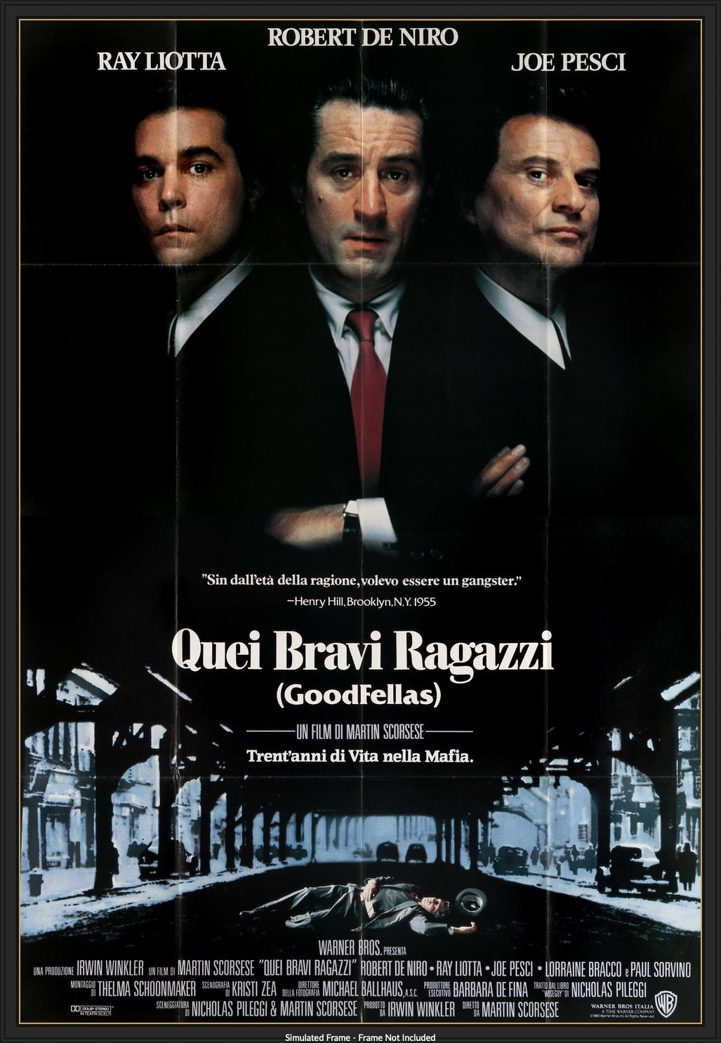 Goodfellas (1990) original movie poster for sale at Originalfilmart