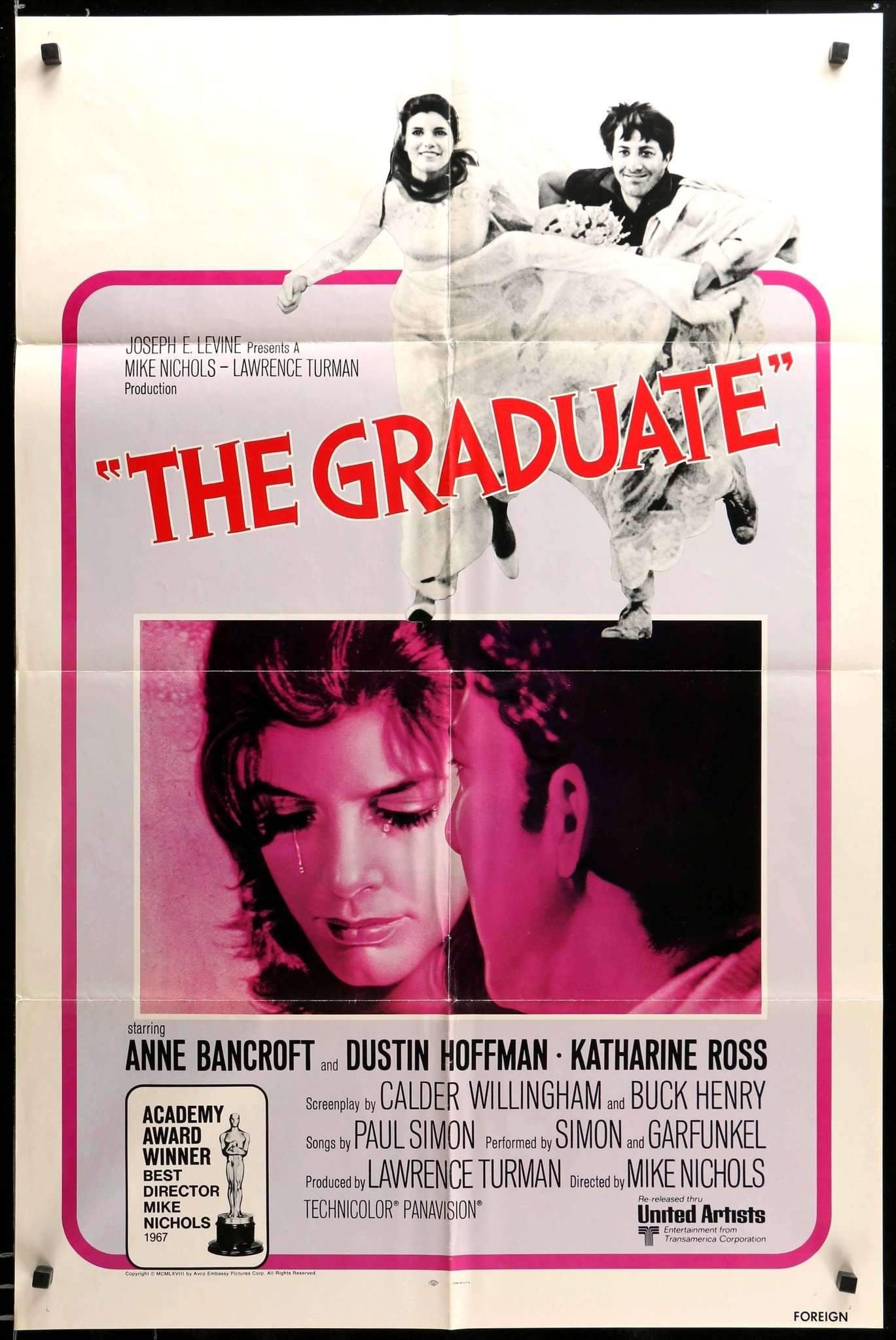 Graduate (1967) original movie poster for sale at Originalfilmart