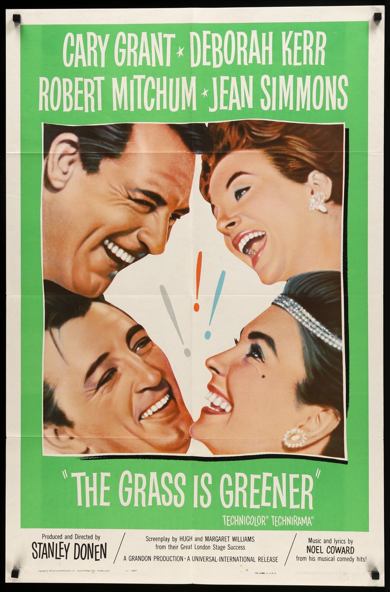 Grass Is Greener (1961) original movie poster for sale at Originalfilmart