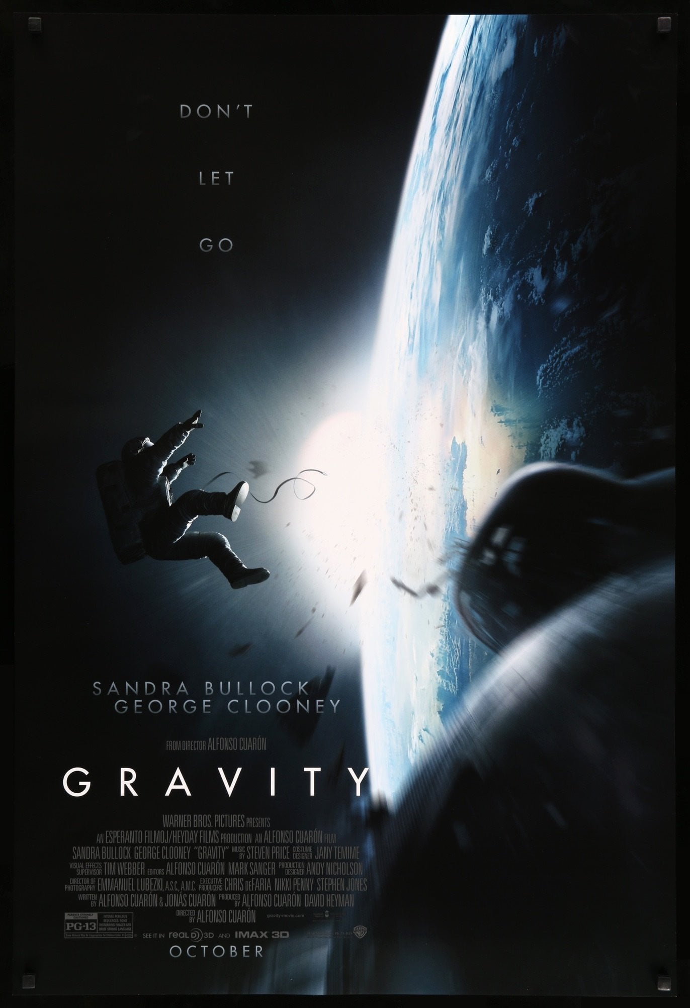 Gravity (2013) original movie poster for sale at Originalfilmart