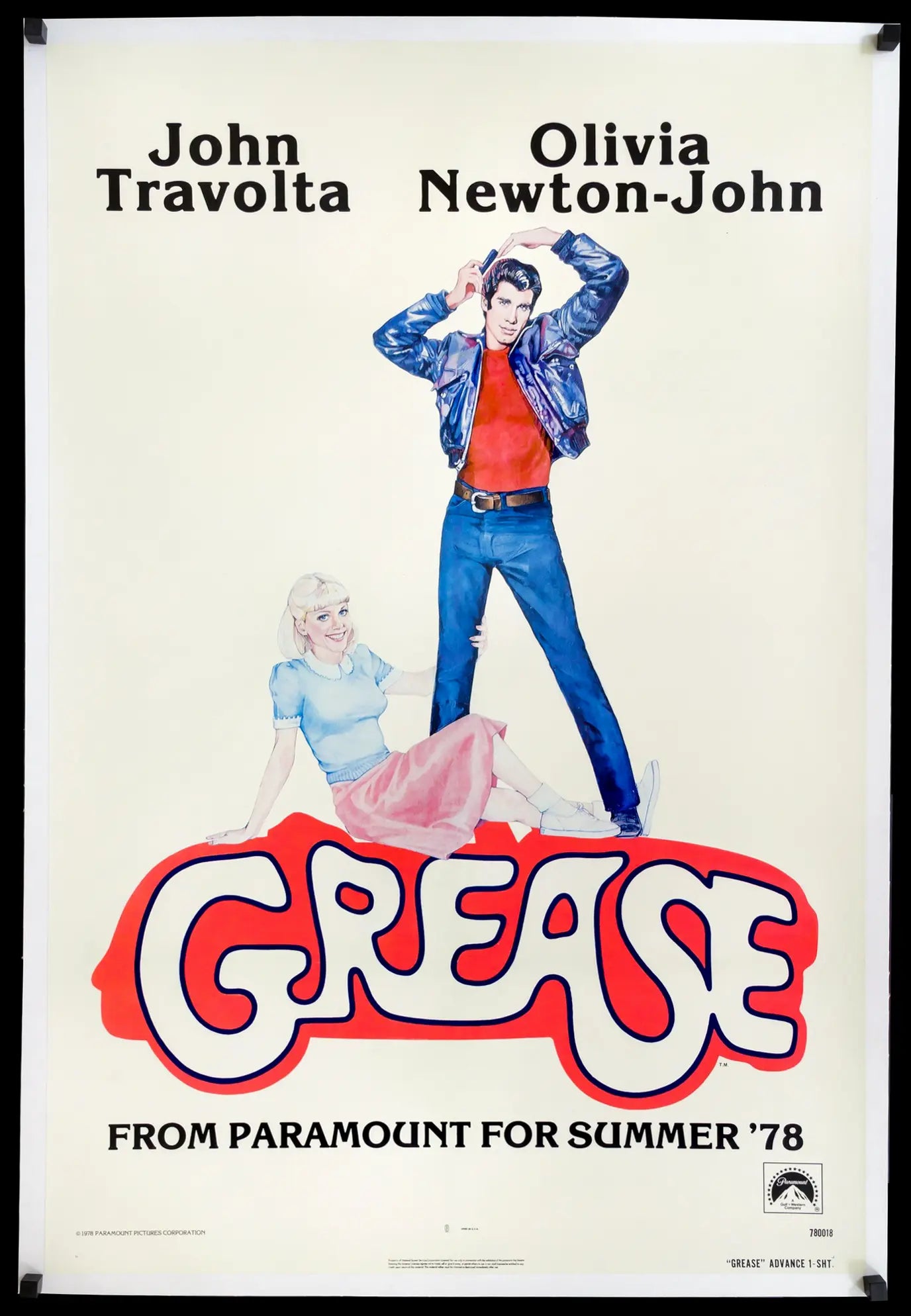 Grease (1978) original movie poster for sale at Originalfilmart