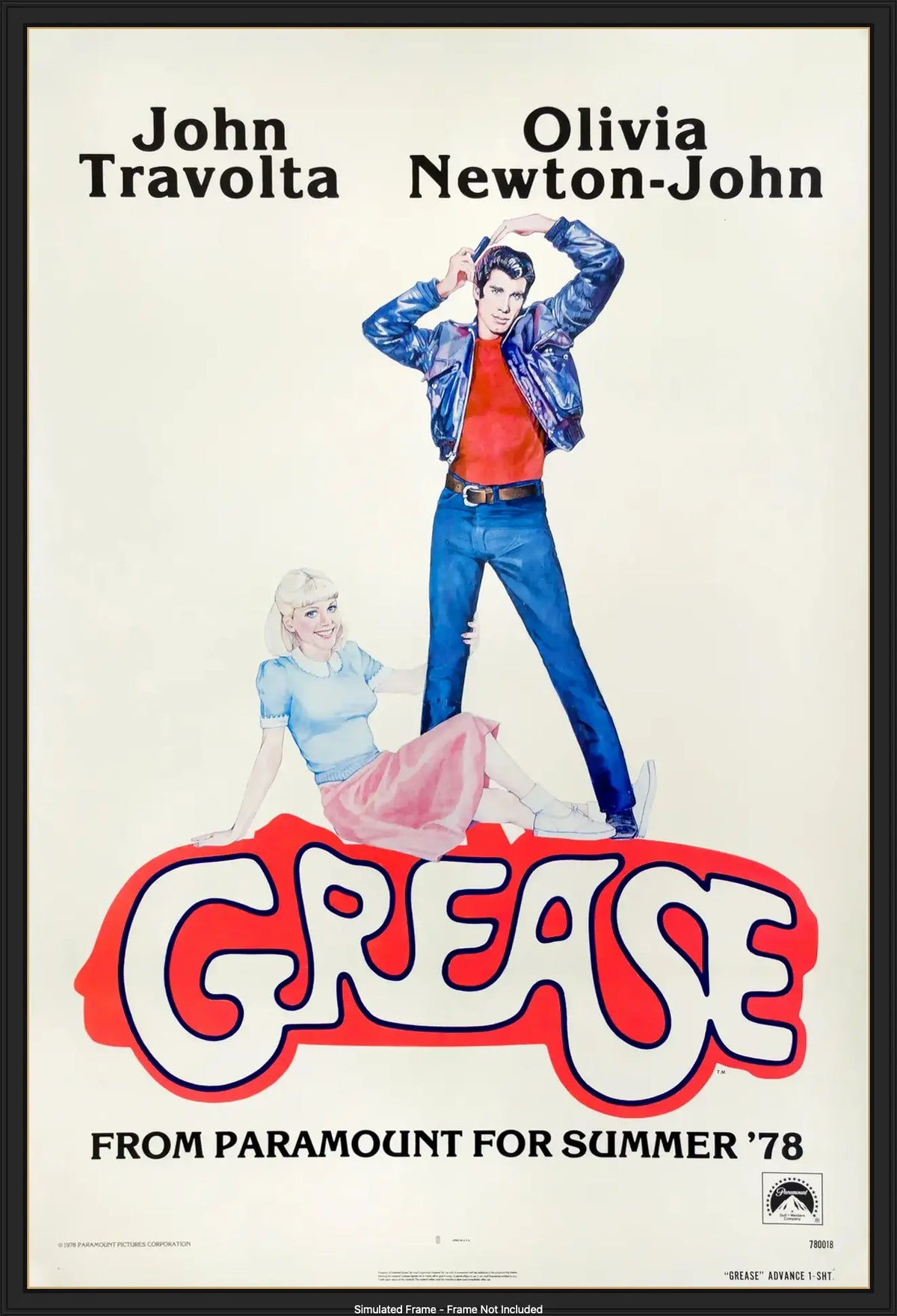 Grease (1978) original movie poster for sale at Originalfilmart