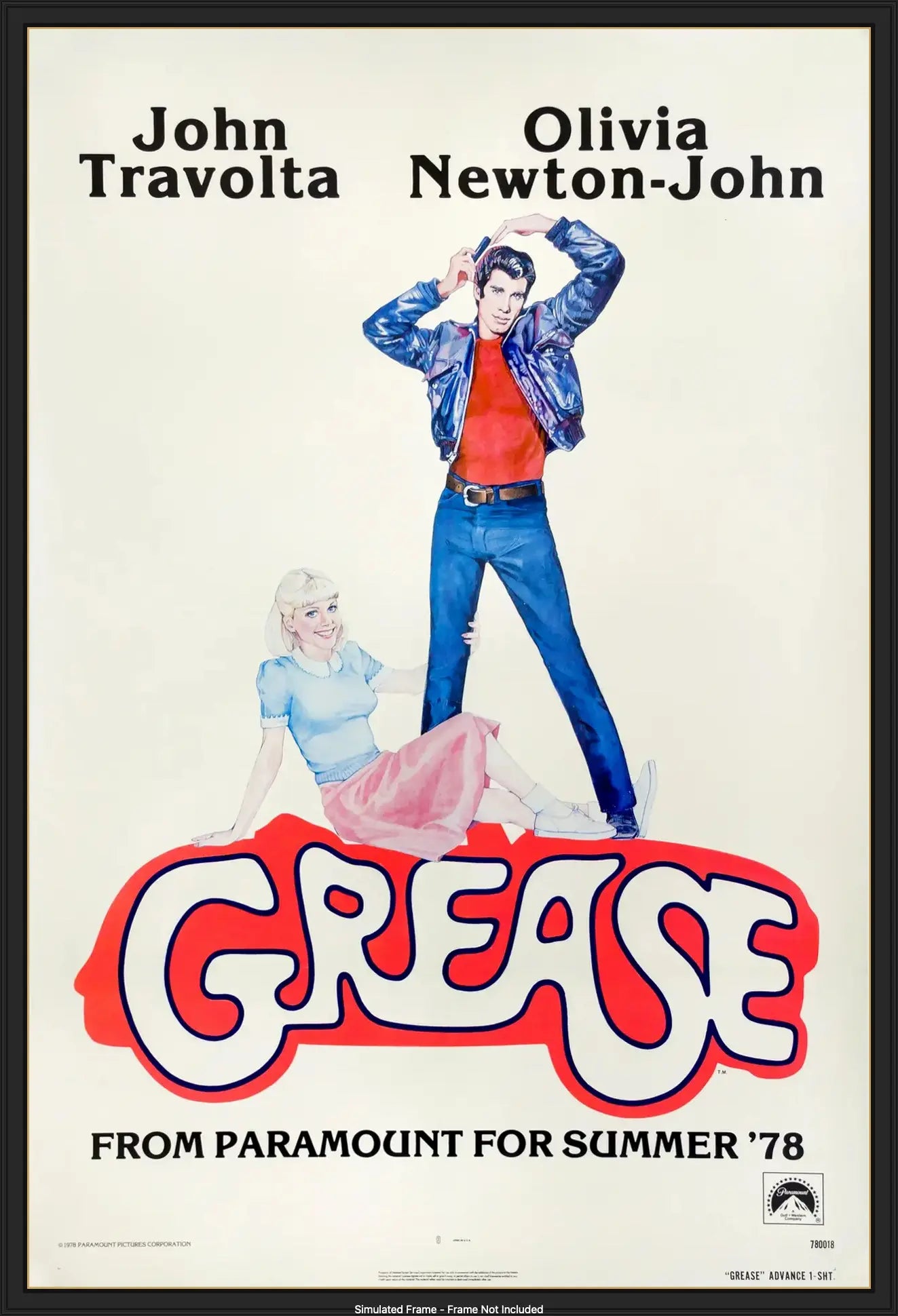 Grease (1978) original movie poster for sale at Originalfilmart