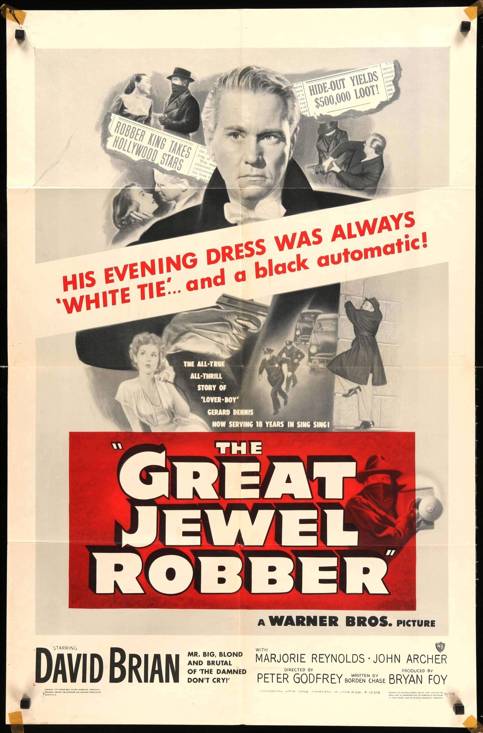 Great Jewel Robber (1950) original movie poster for sale at Originalfilmart