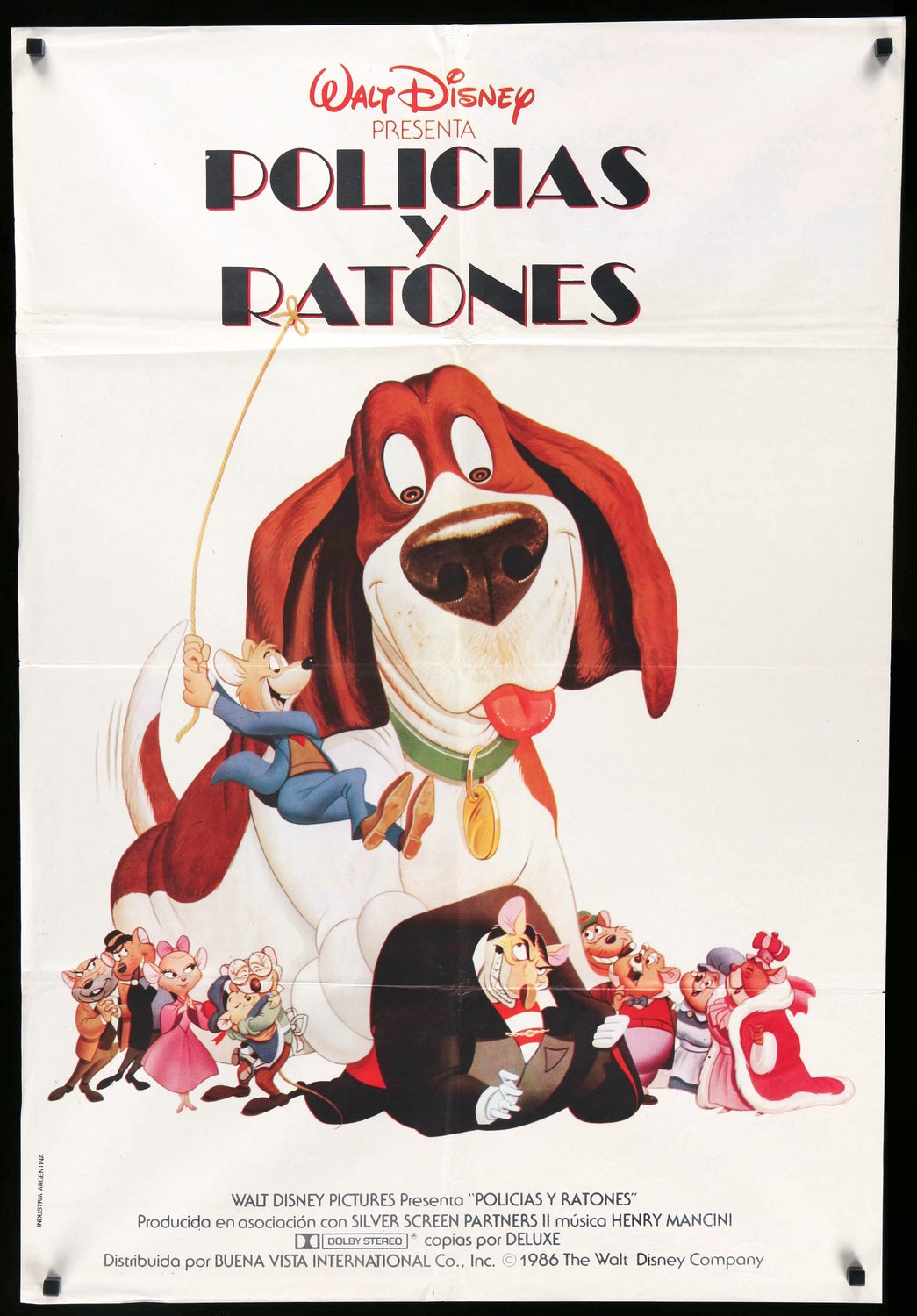 Great Mouse Detective (1986) original movie poster for sale at Originalfilmart