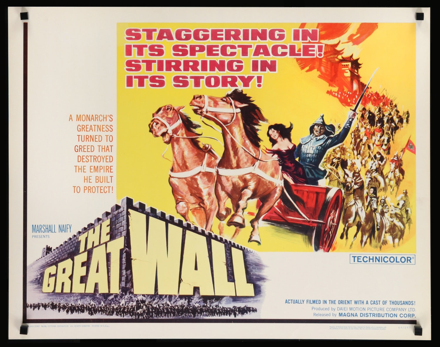Great Wall (1962) original movie poster for sale at Originalfilmart