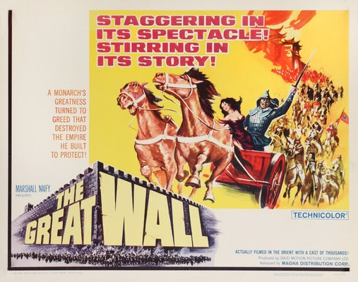Great Wall (1962) original movie poster for sale at Originalfilmart