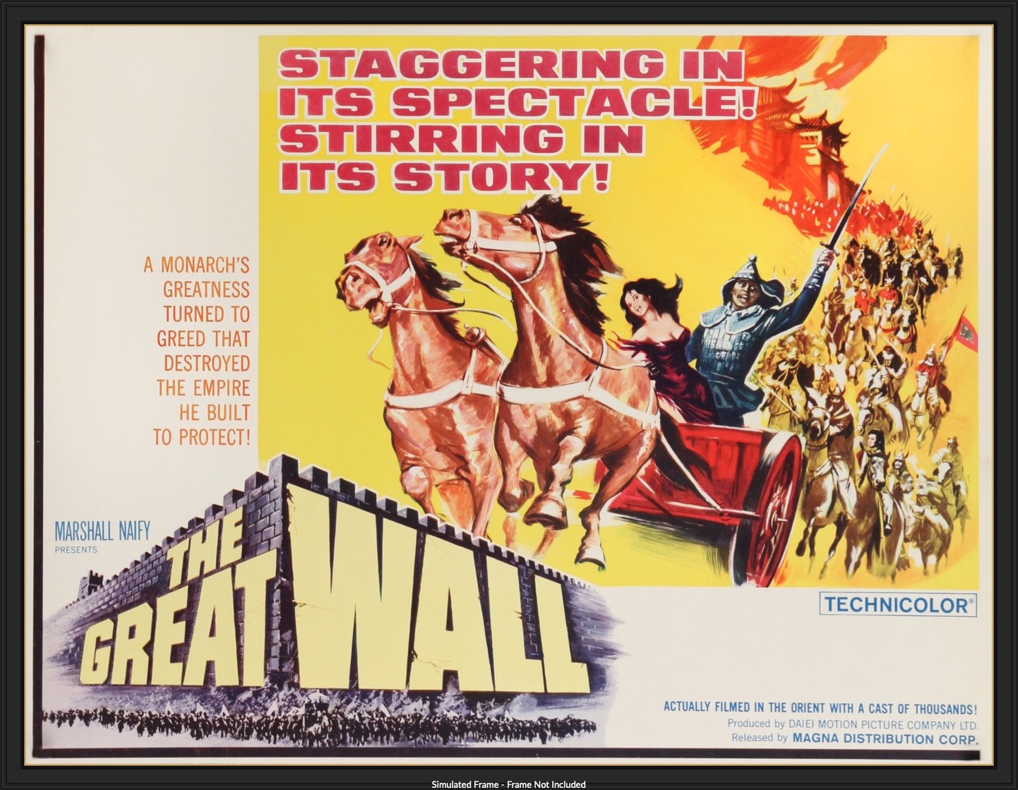Great Wall (1962) original movie poster for sale at Originalfilmart