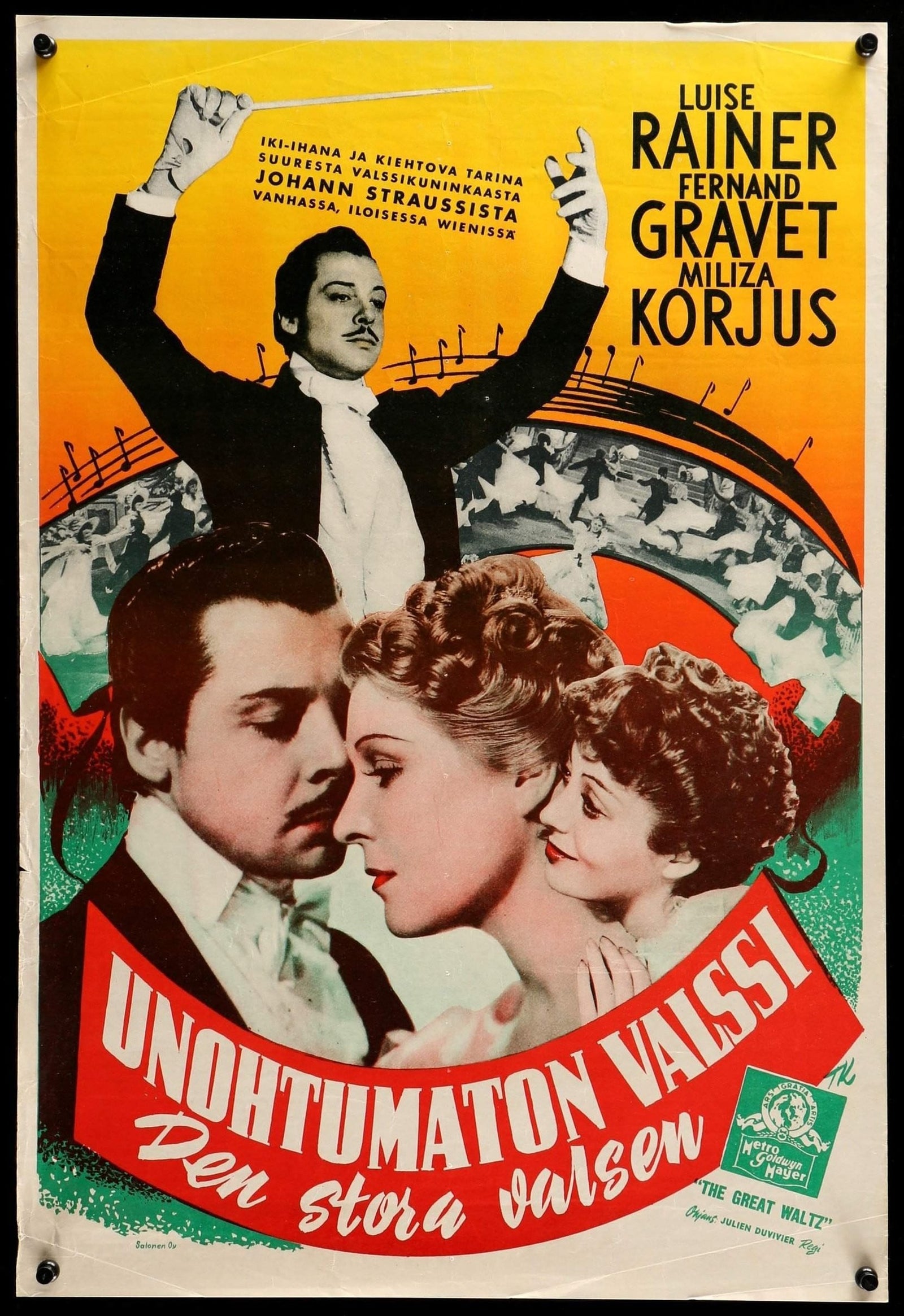 Great Waltz (1938) original movie poster for sale at Originalfilmart