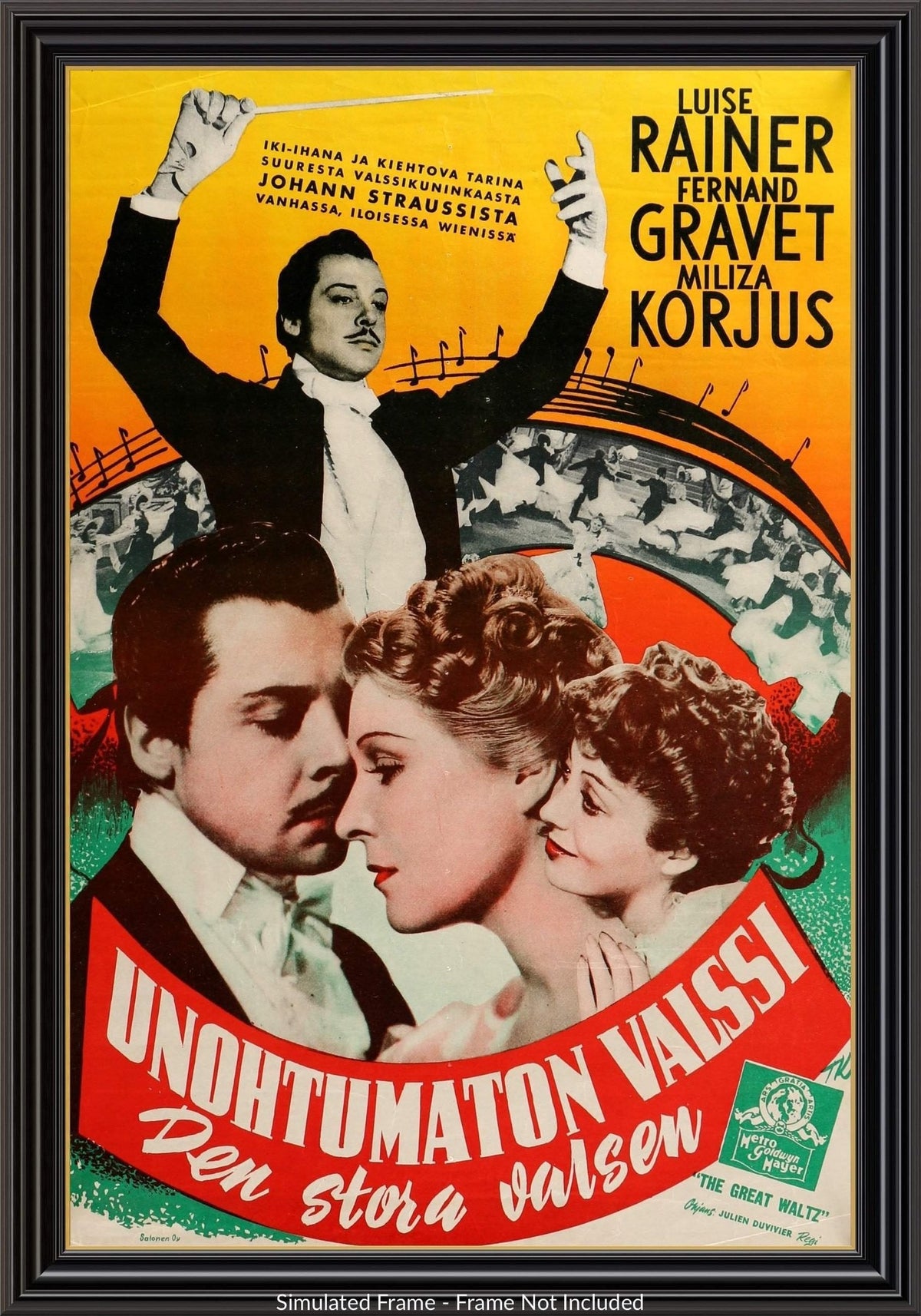 Great Waltz (1938) original movie poster for sale at Originalfilmart