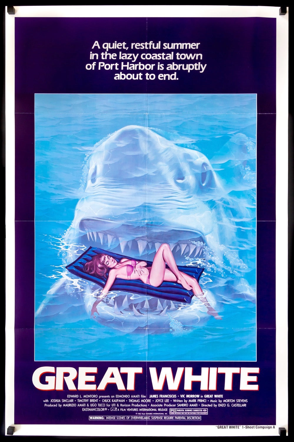 Great White (1981) original movie poster for sale at Originalfilmart
