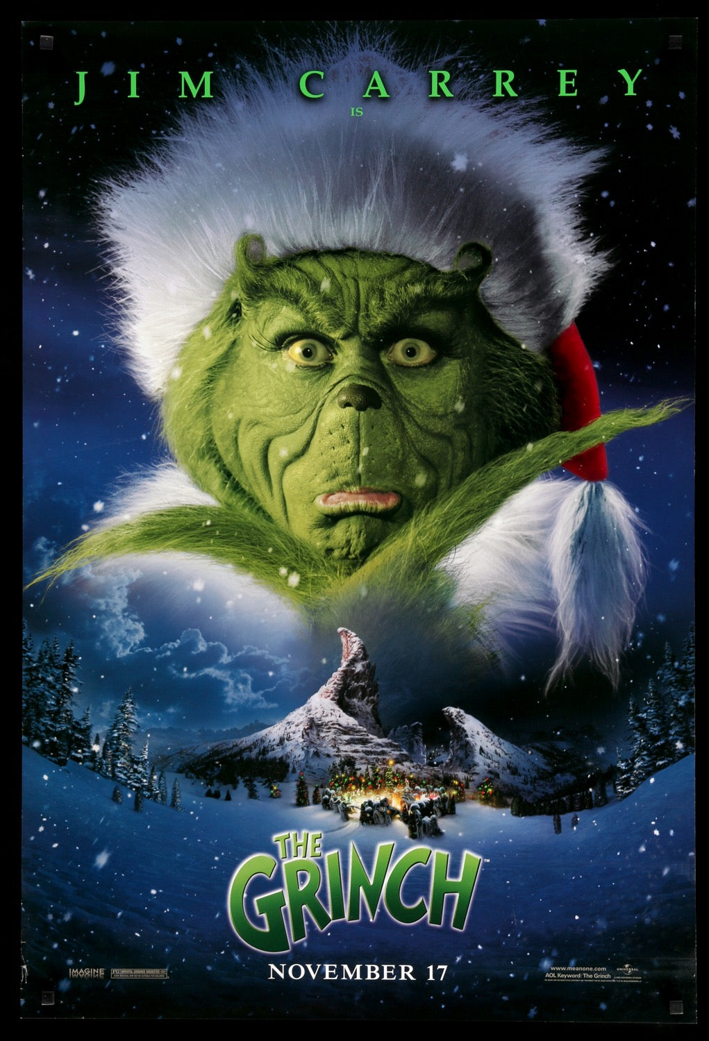 How the Grinch Stole Christmas (2000) original movie poster for sale at Originalfilmart