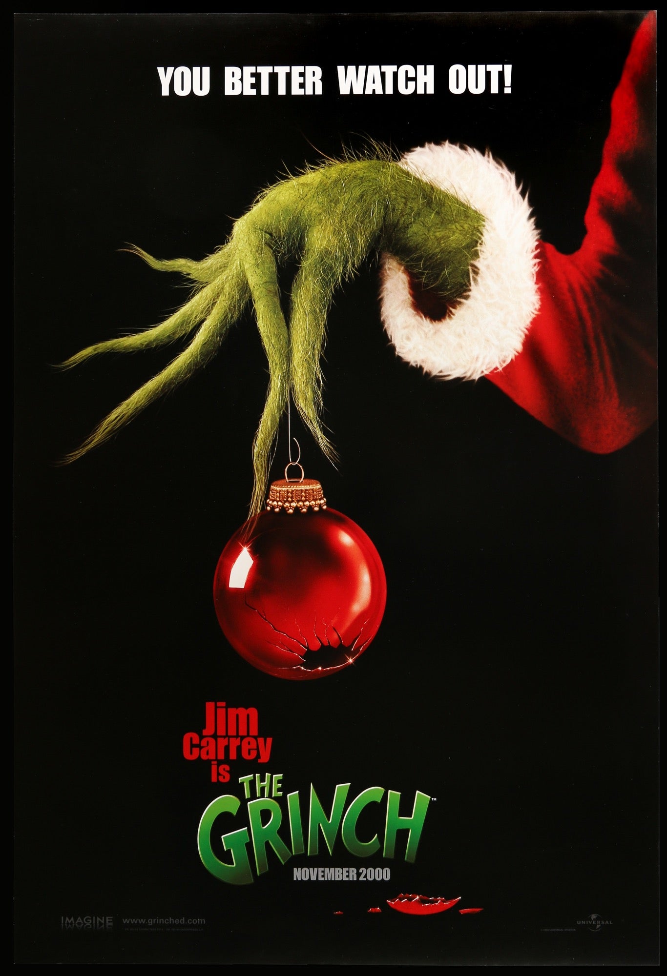 How the Grinch Stole Christmas (2000) original movie poster for sale at Originalfilmart