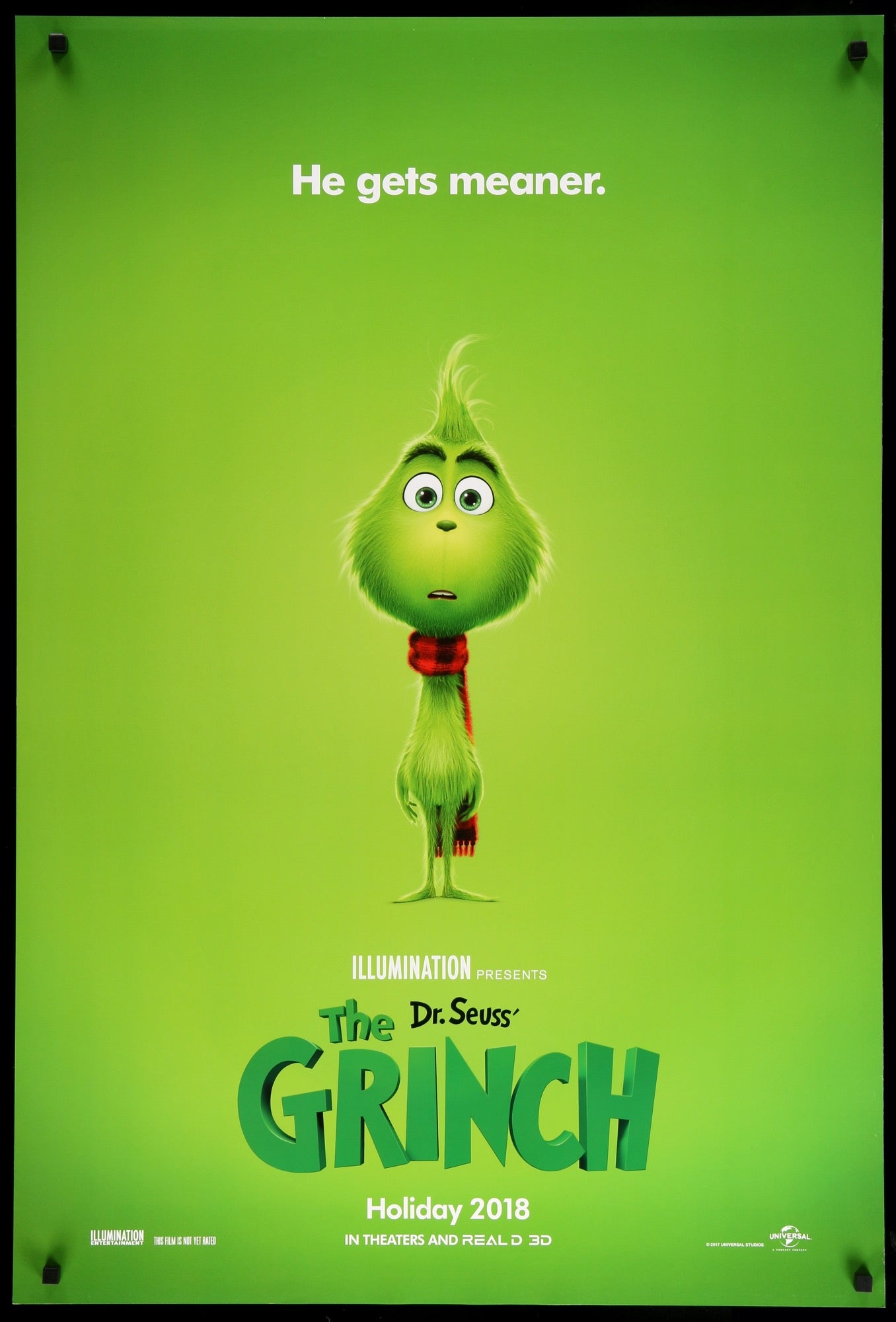 Grinch (2018) original movie poster for sale at Originalfilmart